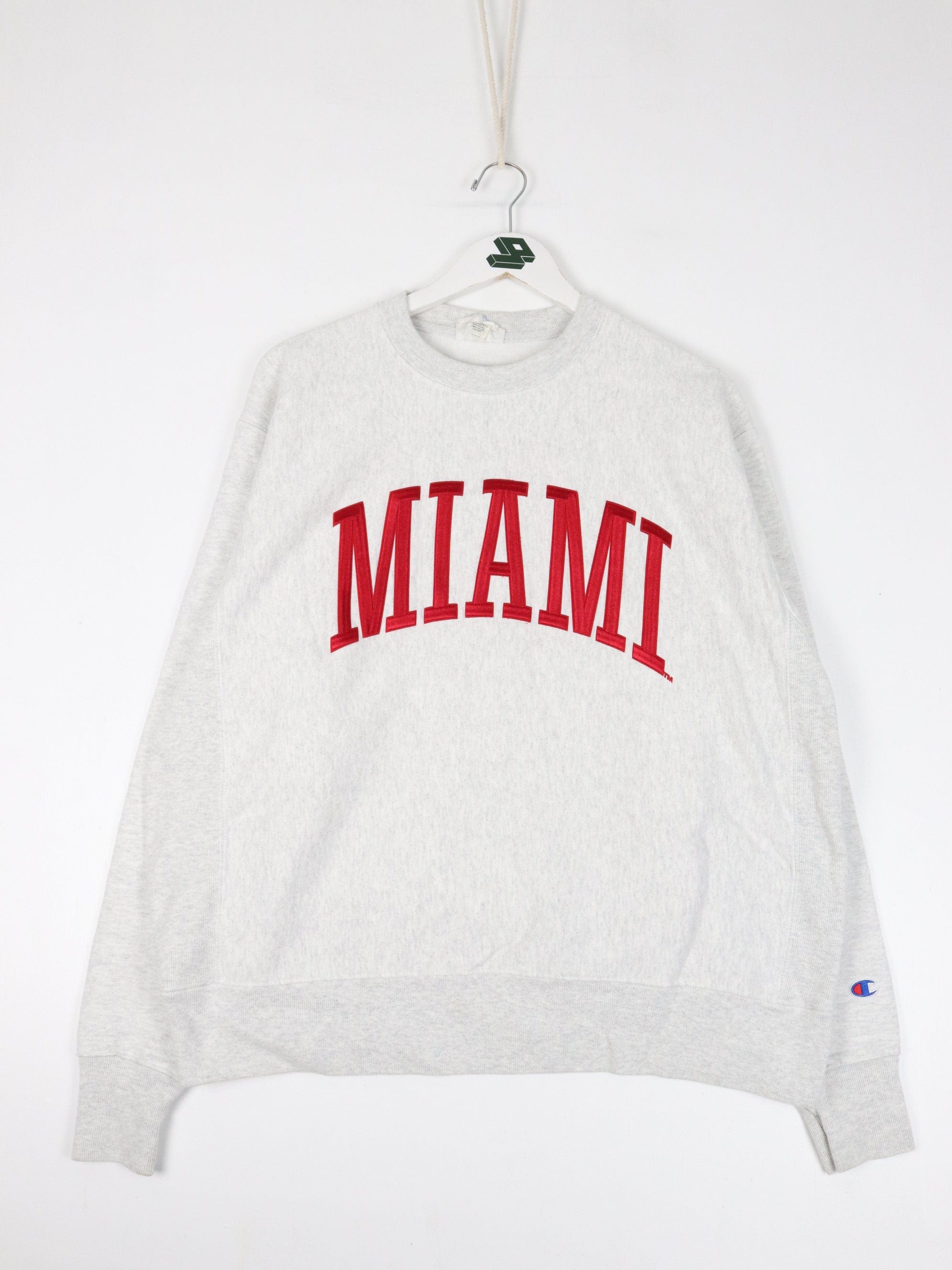 University of clearance miami champion sweatshirt