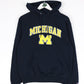 Champion Sweatshirts & Hoodies Michigan Wolverines Sweatshirt Mens Small Blue College Hoodie Champion