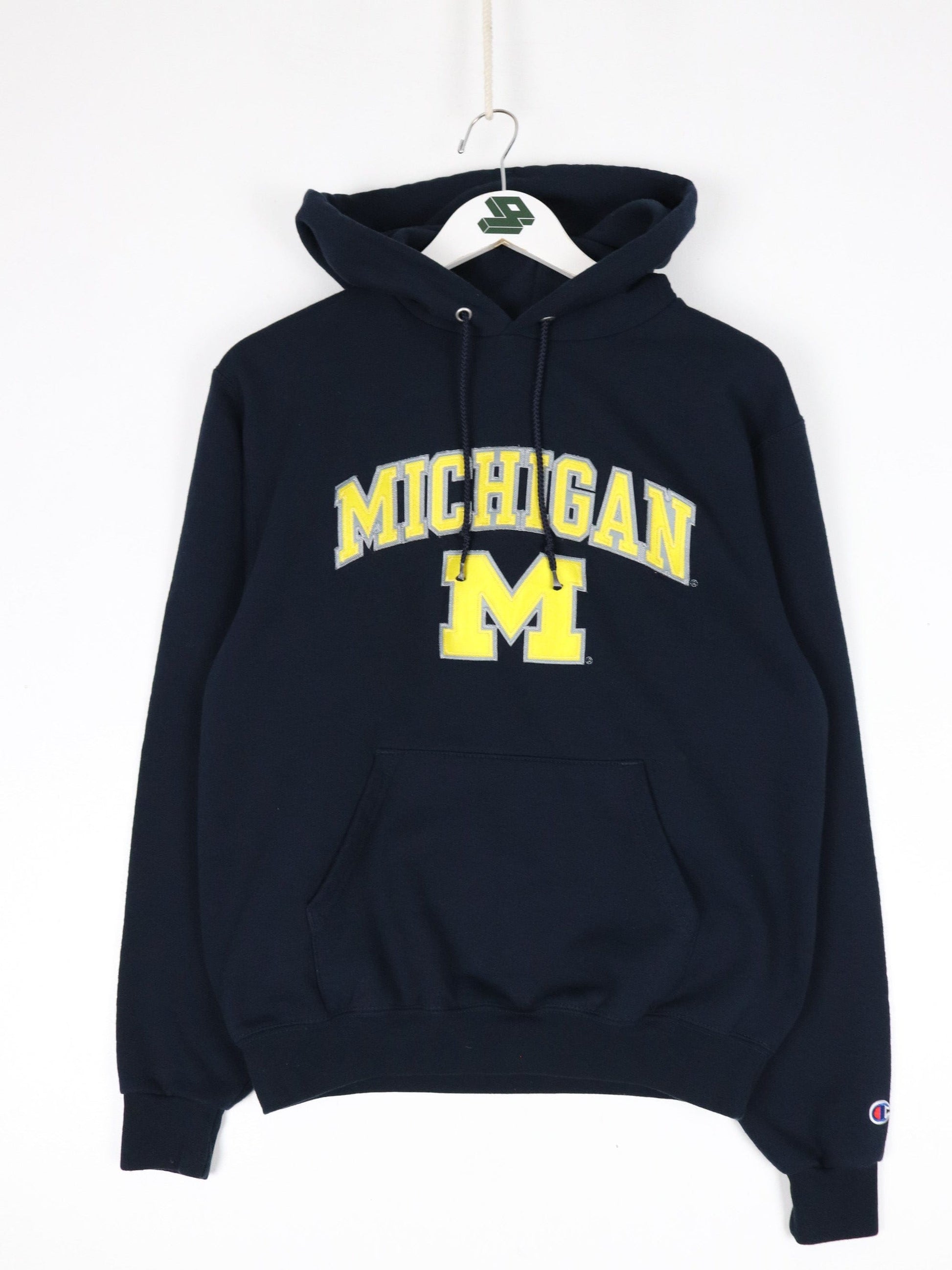 Champion Sweatshirts & Hoodies Michigan Wolverines Sweatshirt Mens Small Blue College Hoodie Champion