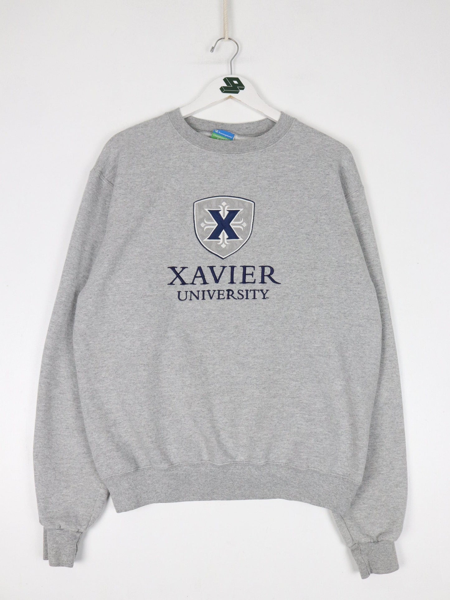 Champion Sweatshirts & Hoodies Xavier University Sweatshirt Mens Medium Grey Champion Sweater