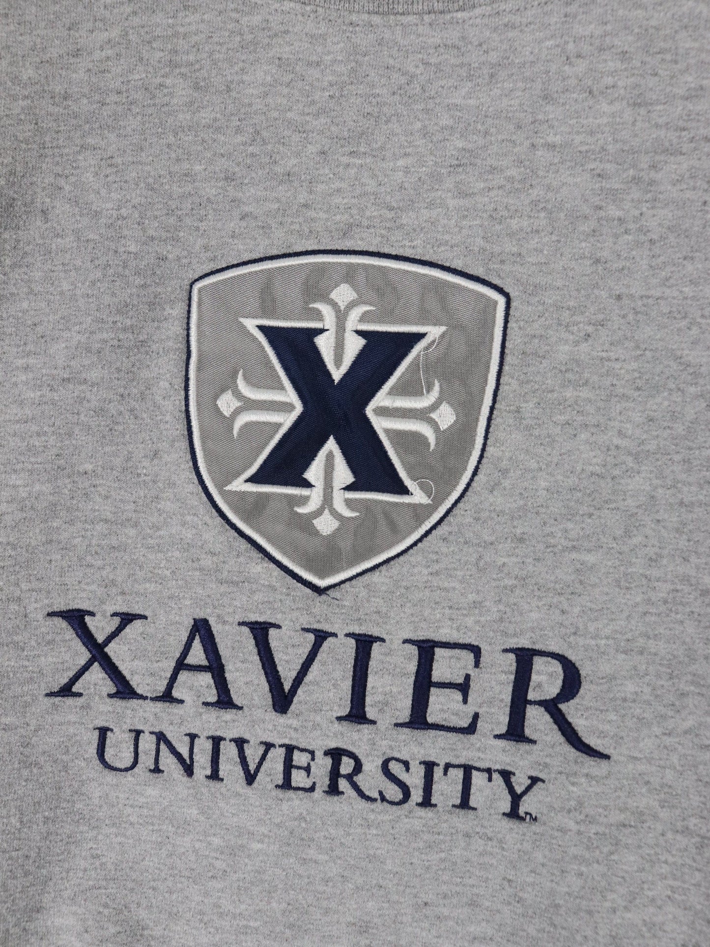 Champion Sweatshirts & Hoodies Xavier University Sweatshirt Mens Medium Grey Champion Sweater