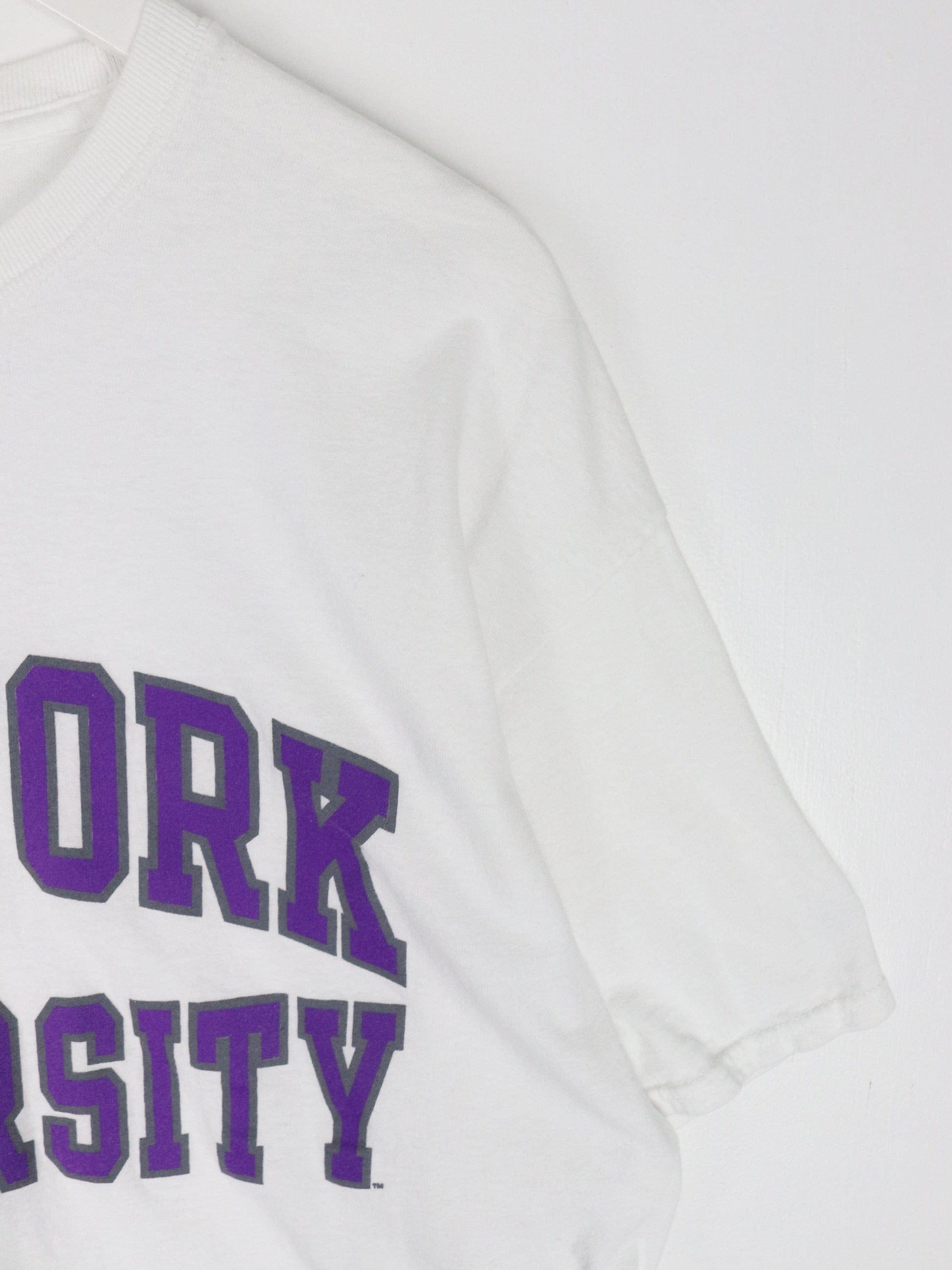 Champion T-Shirts & Tank Tops New York University T Shirt Mens XL White College