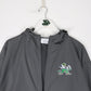 Champion Windbreakers Notre Dame Fighting Irish Windbreaker Mens Large Grey Anorak College