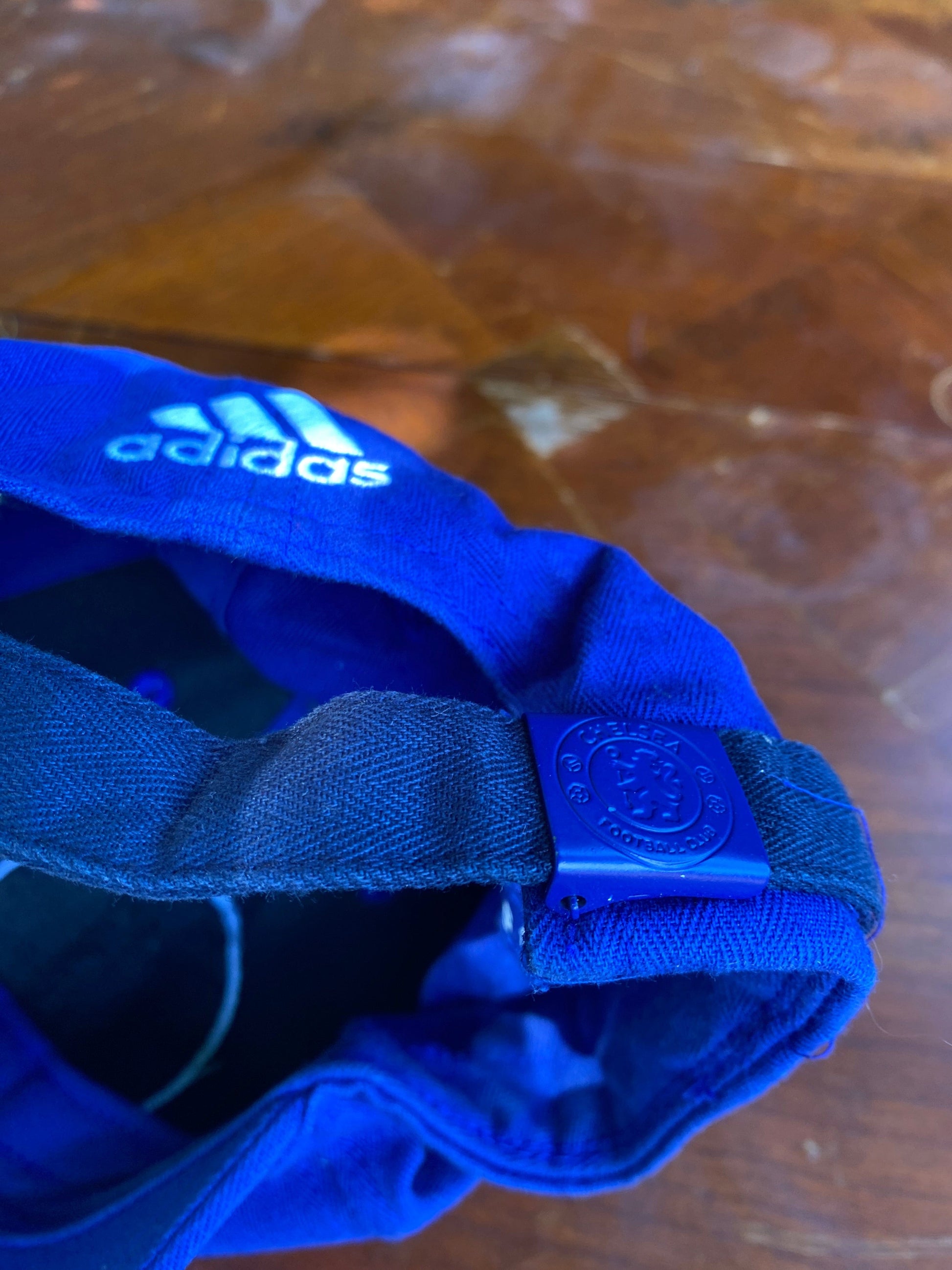 Chelsea FC Hat Adult Blue Strap Back from propervintagecanada