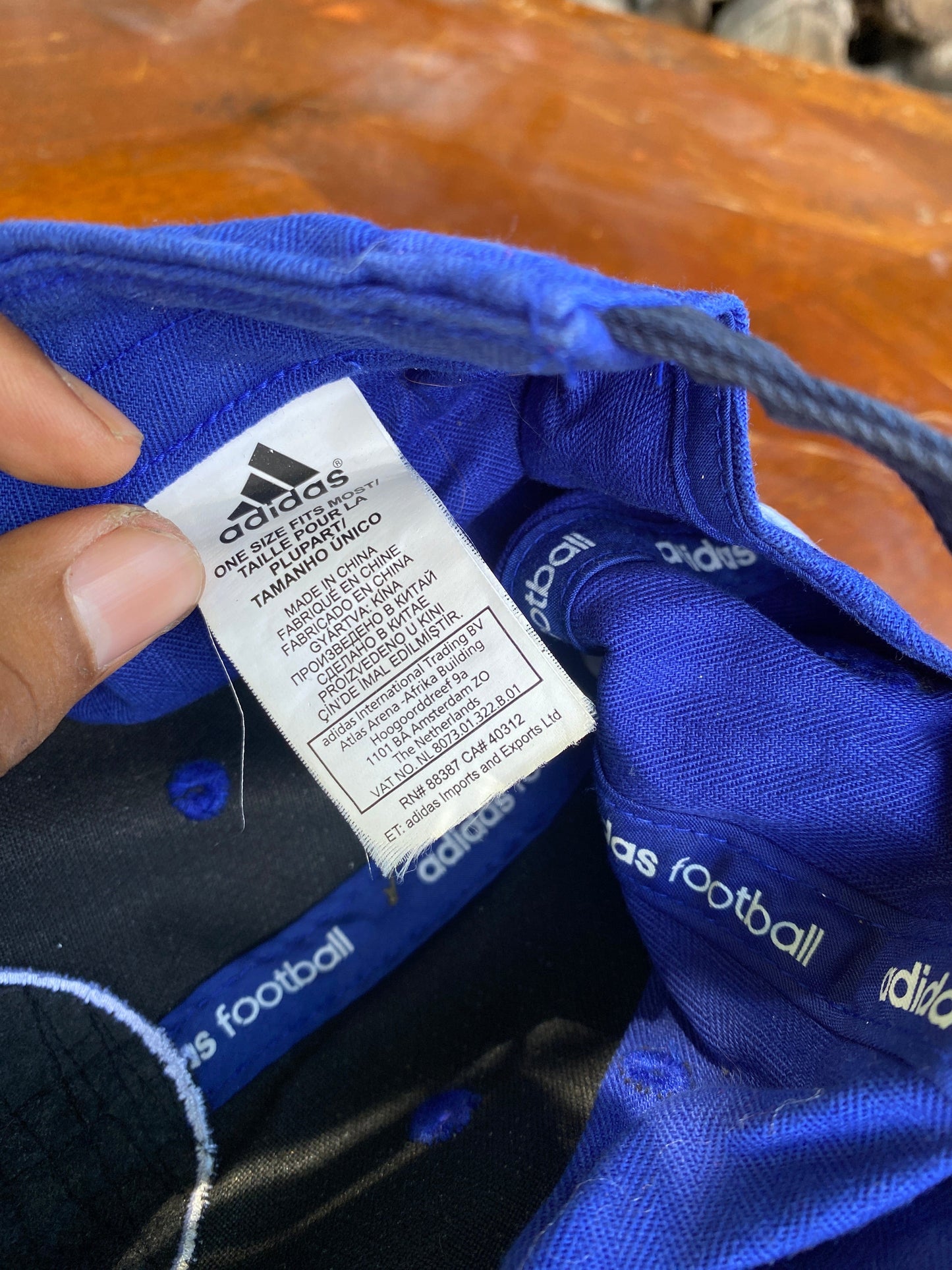 Chelsea FC Hat Adult Blue Strap Back from propervintagecanada