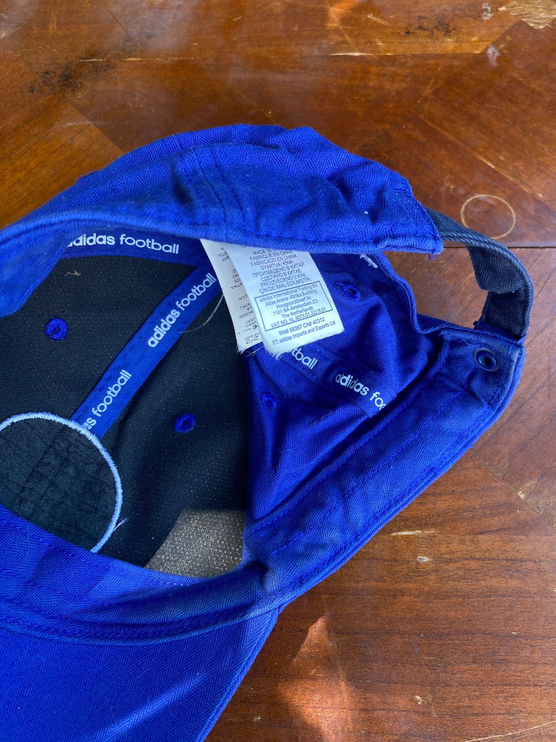 Chelsea FC Hat Adult Blue Strap Back from propervintagecanada