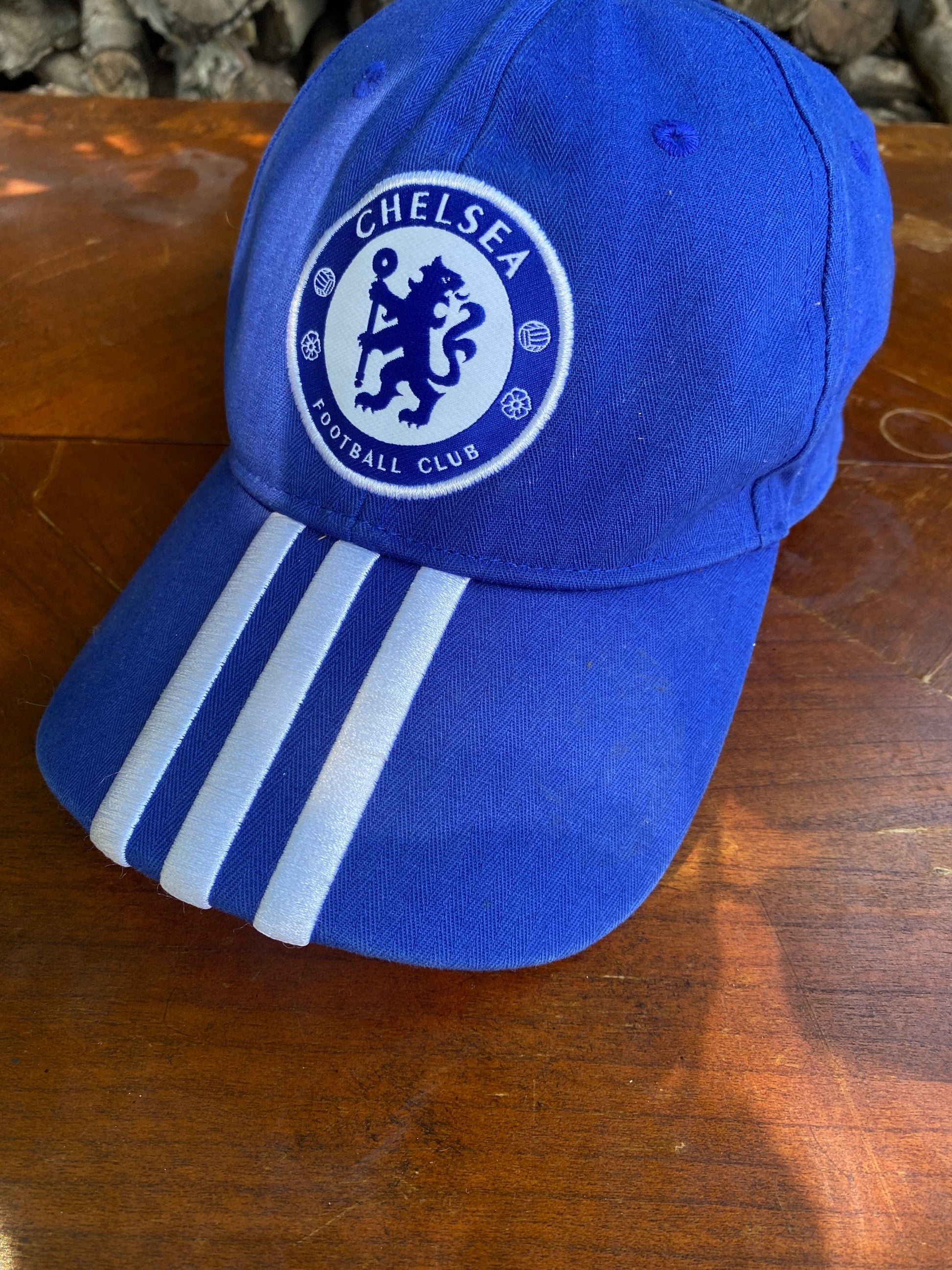 Chelsea FC Hat Adult Blue Strap Back from propervintagecanada