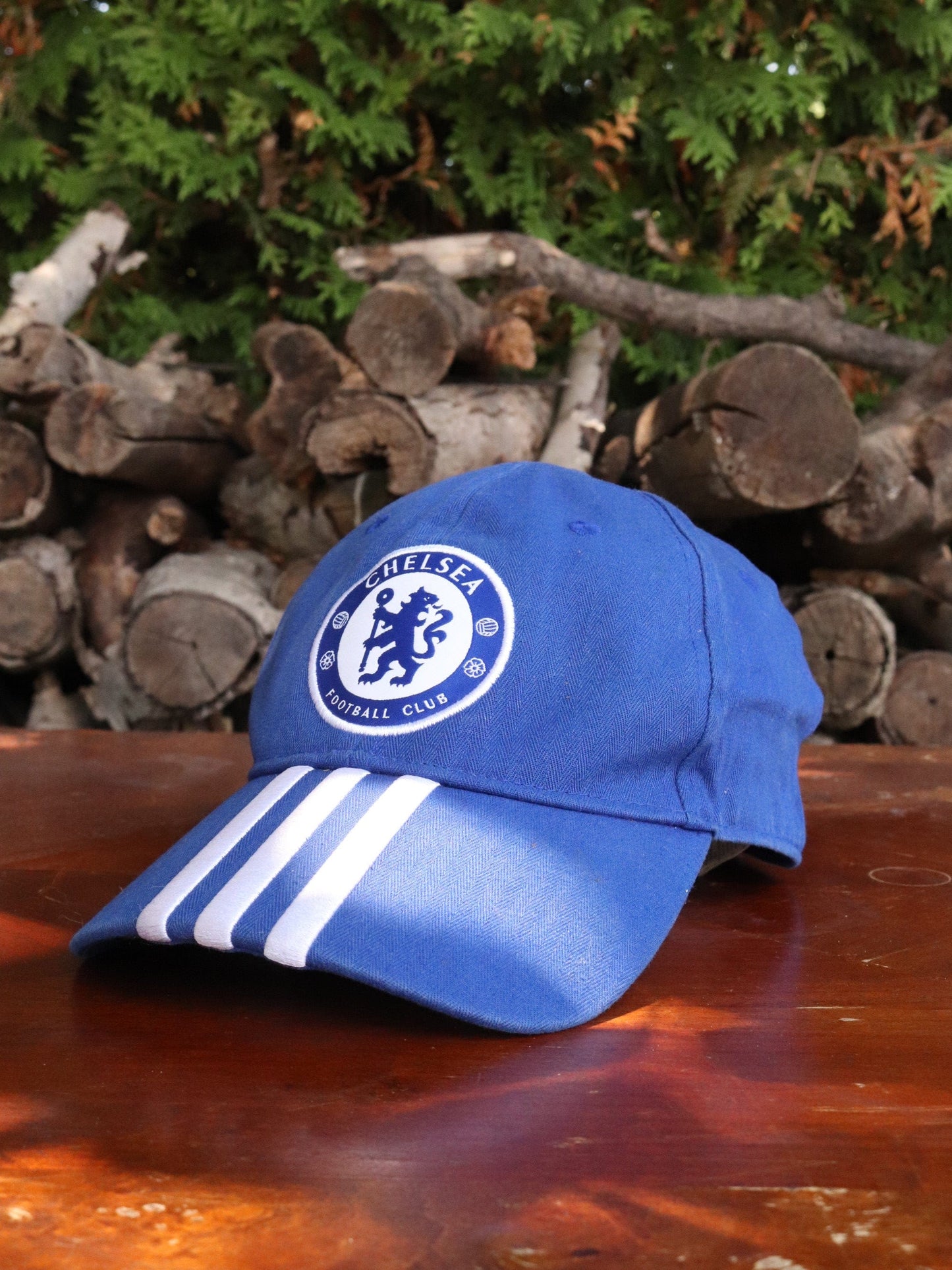 Chelsea FC Hat Adult Blue Strap Back from propervintagecanada