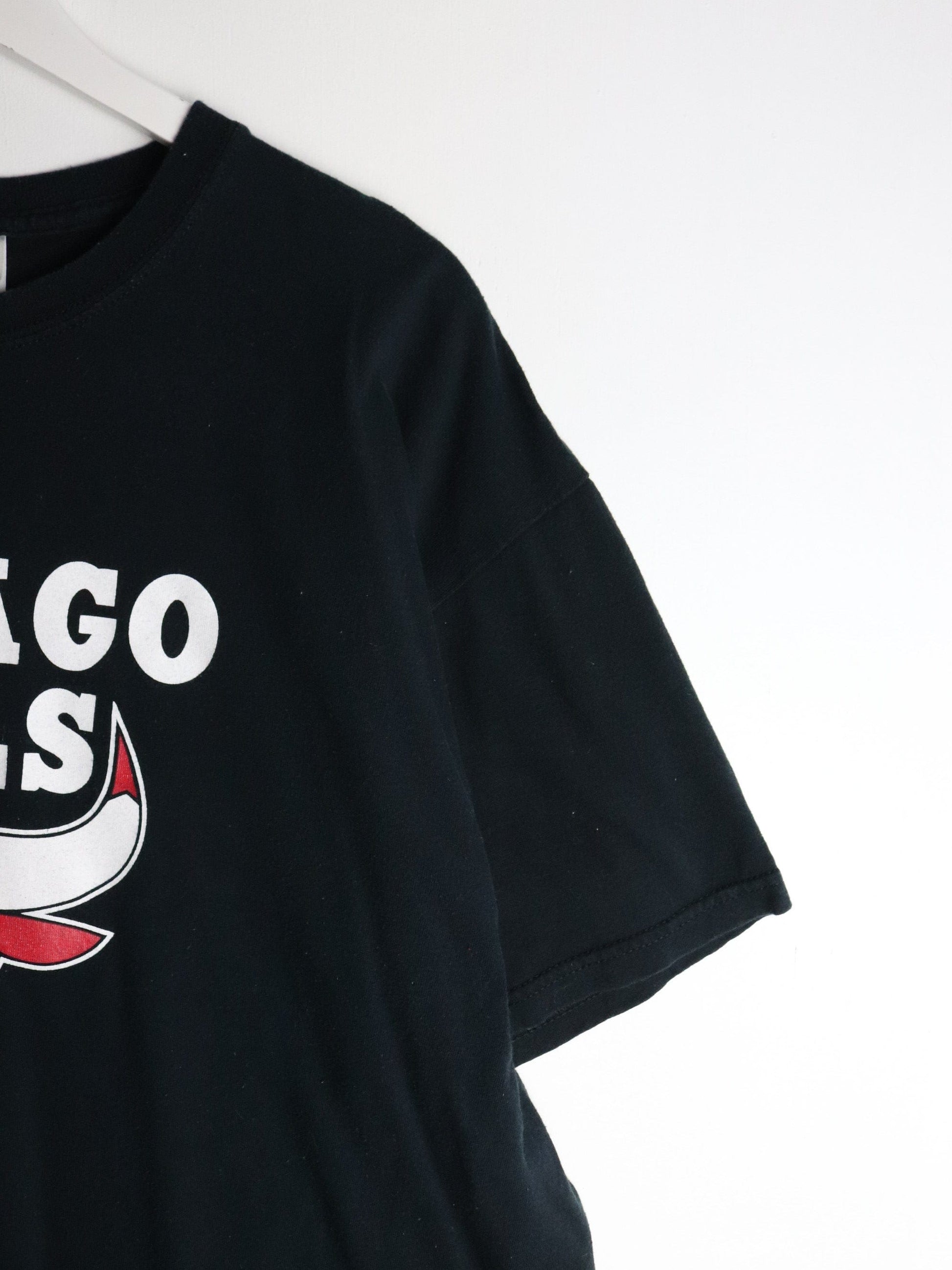 Chicago Bulls T Shirt Mens XL Black from propervintagecanada