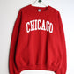 Chicago Sweatshirt Mens XL Red from propervintagecanada