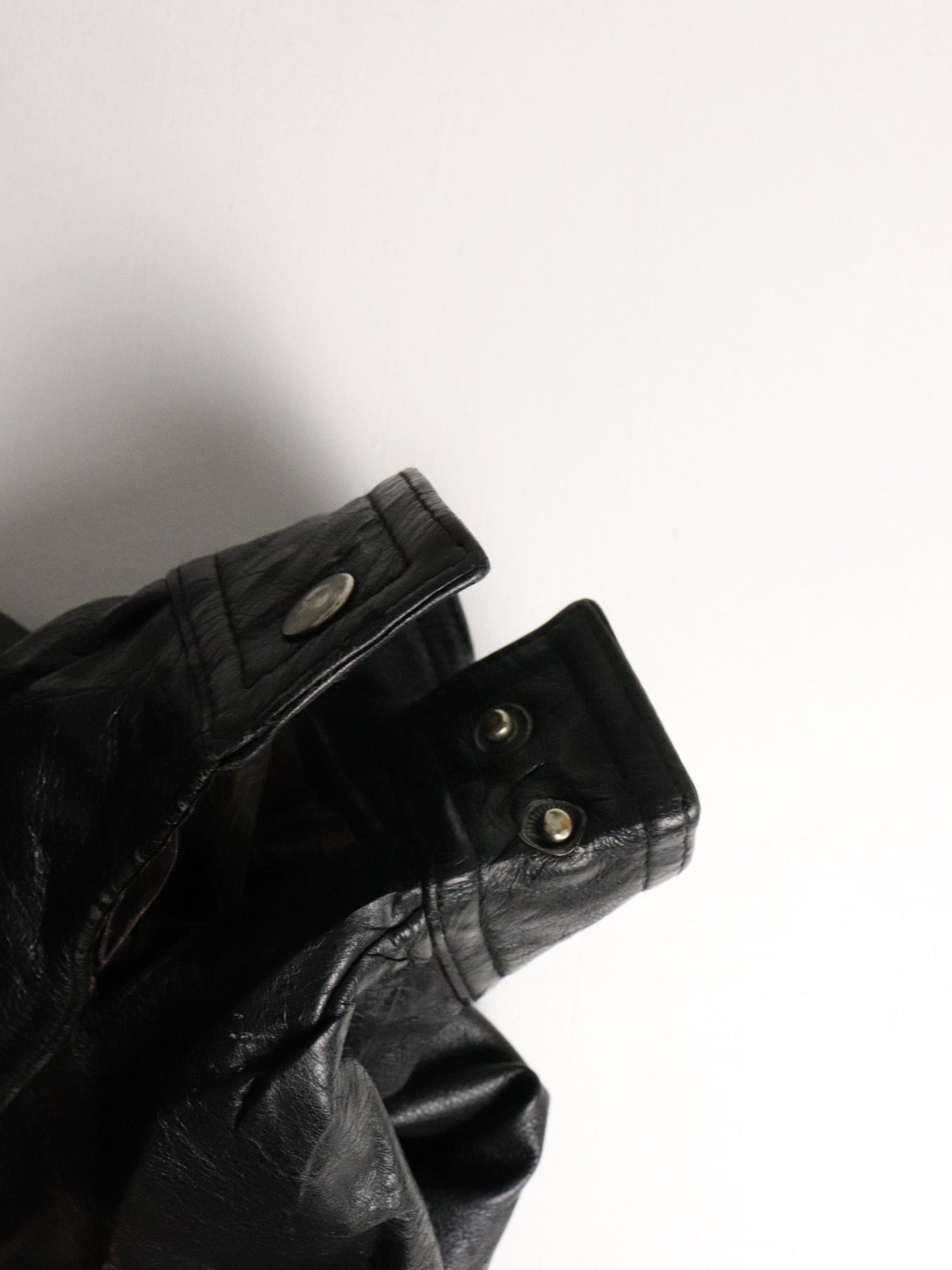 Christopher Rand Jacket Mens Large Black Leather from propervintagecanada