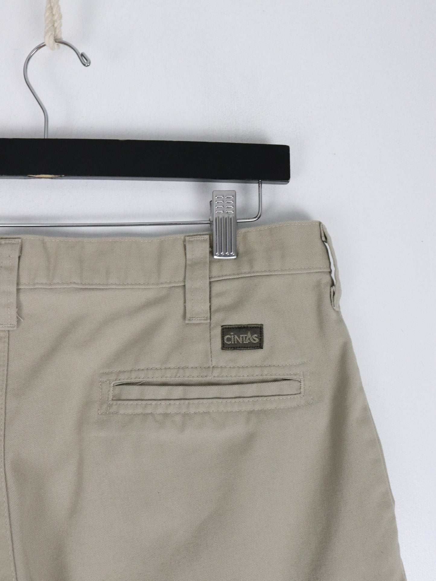 Cintas Pants Mens 34 x 30 Beige Cargo Chino