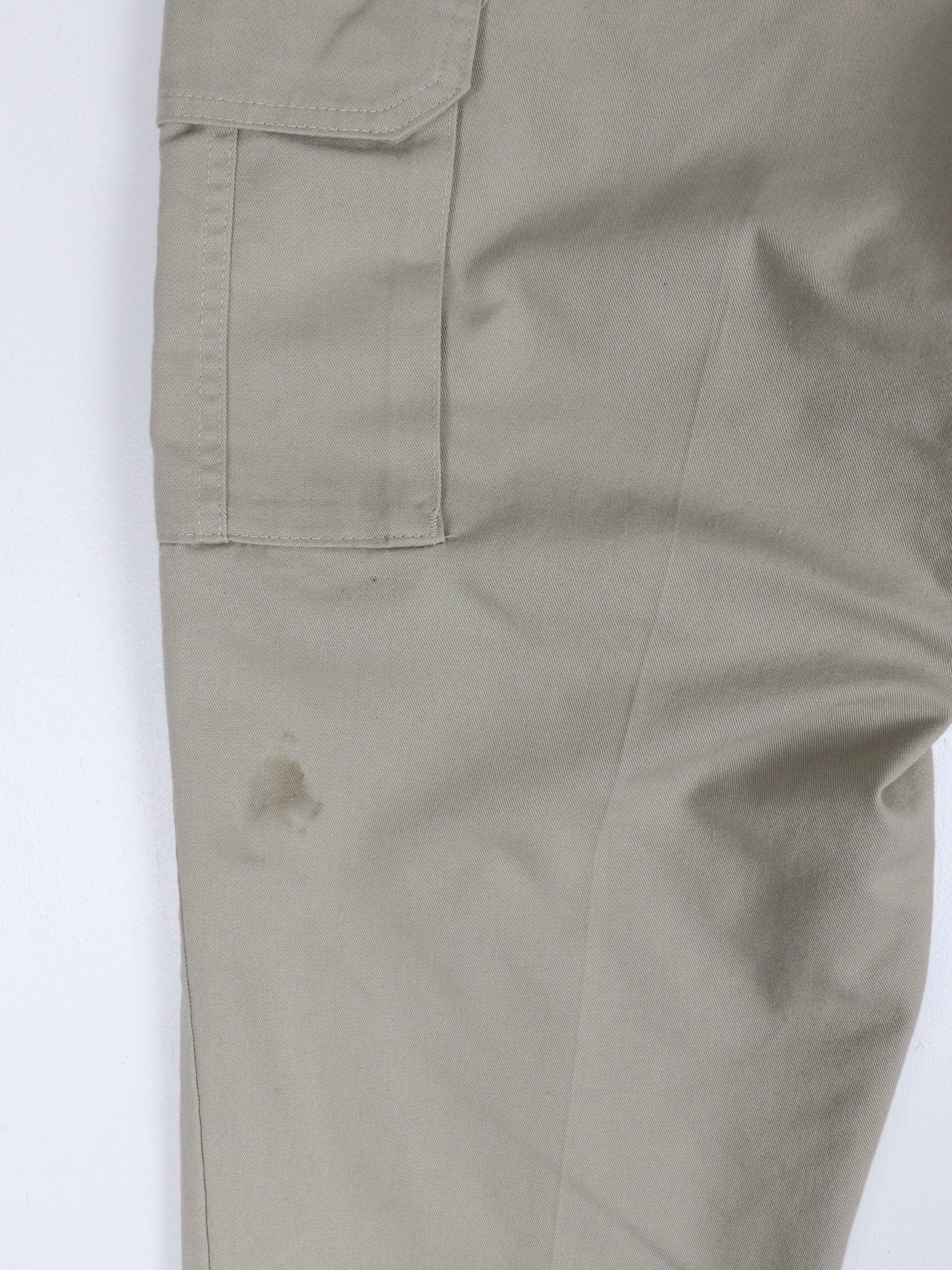 Cintas Pants Mens 34 x 30 Beige Cargo Chino