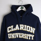 Clarion University Sweatshirt Mens Small Blue Hoodie from propervintagecanada