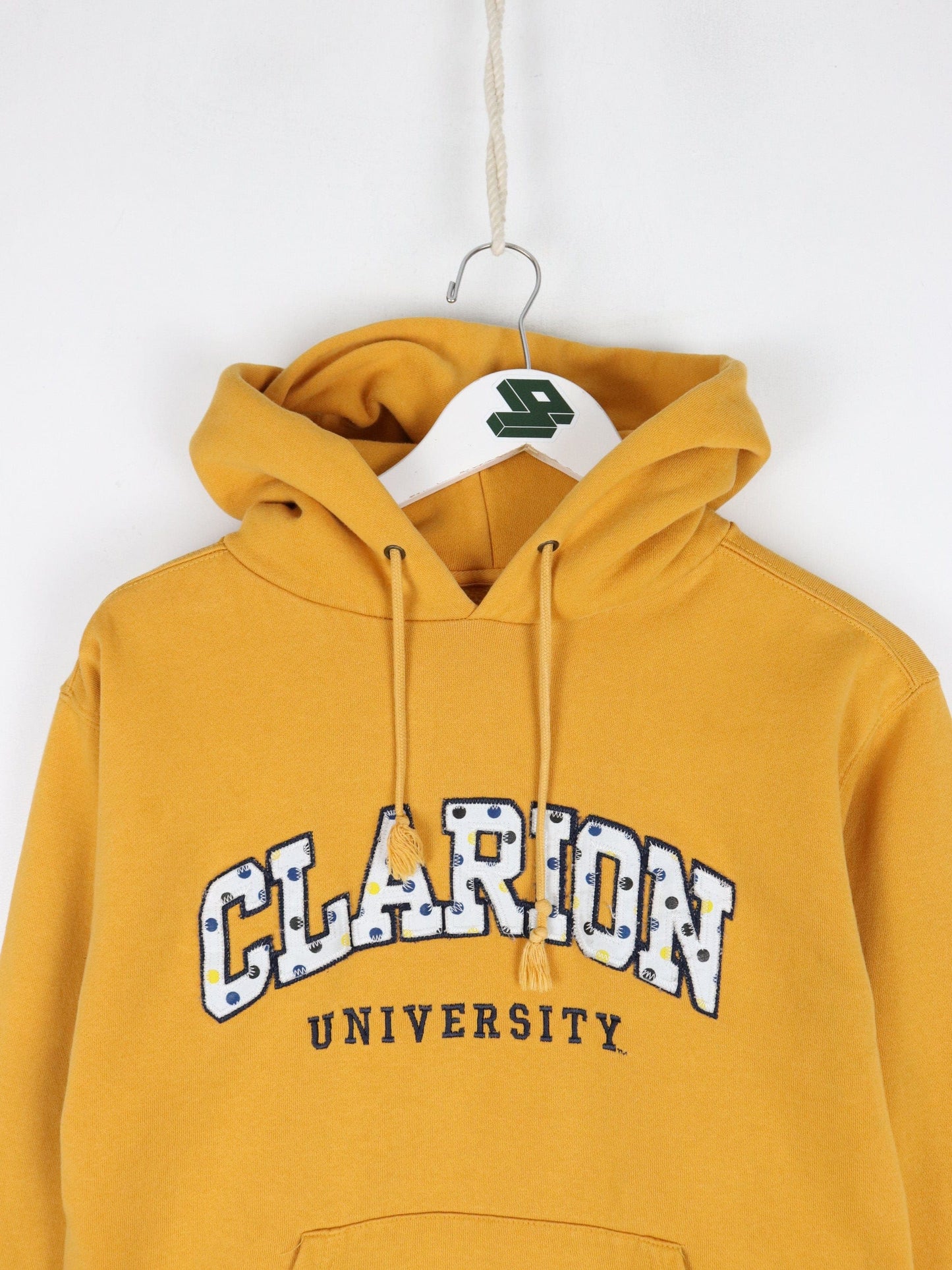 Clarion University Sweatshirt Mens Small Yellow Hoodie from propervintagecanada
