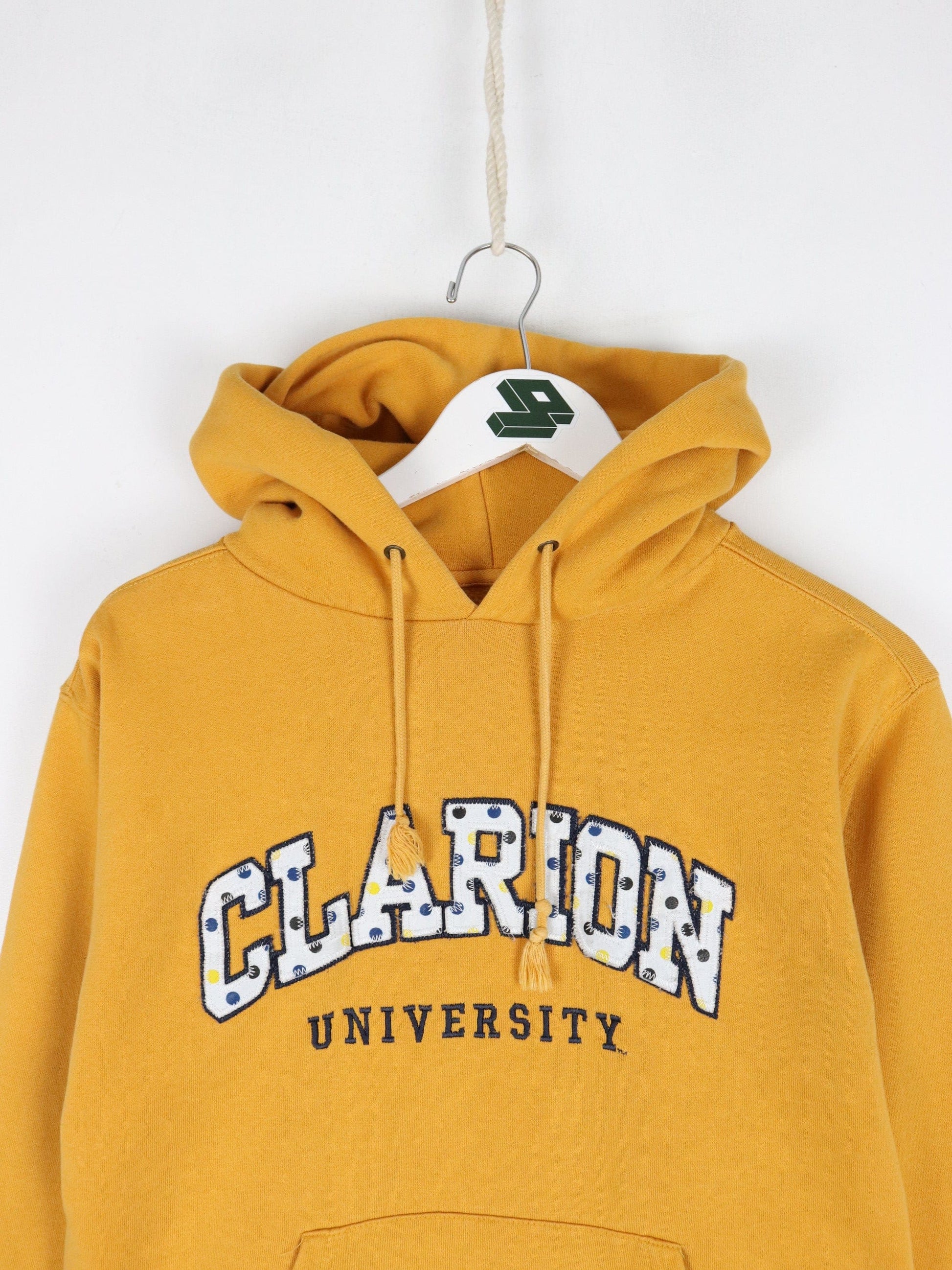 Clarion University Sweatshirt Mens Small Yellow Hoodie from propervintagecanada