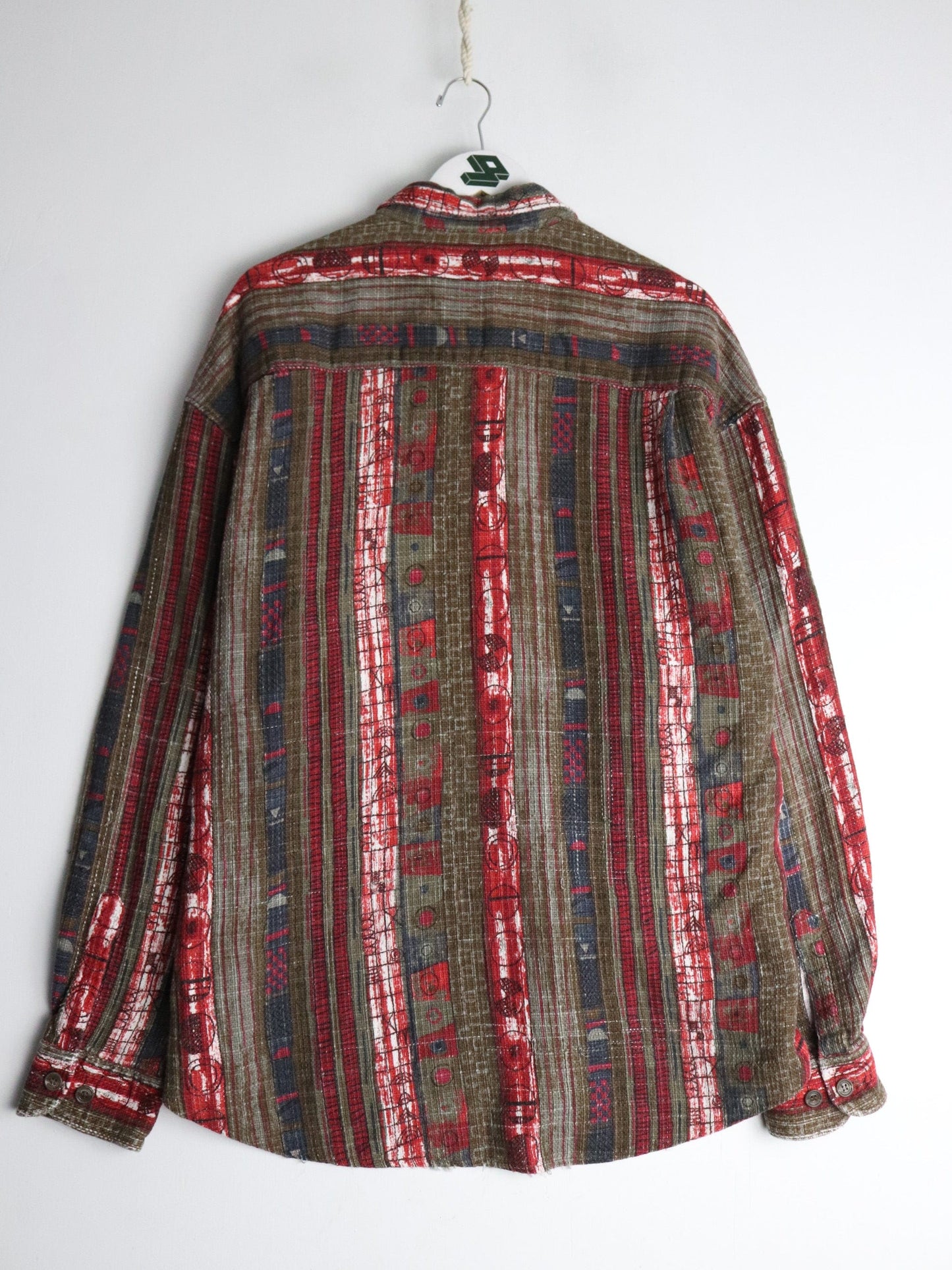 Claudio Campione Shirt Mens 2XL Red Button Up from propervintagecanada