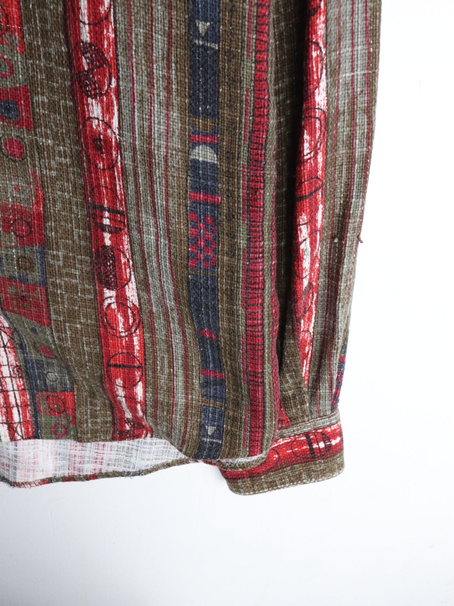 Claudio Campione Shirt Mens 2XL Red Button Up from propervintagecanada