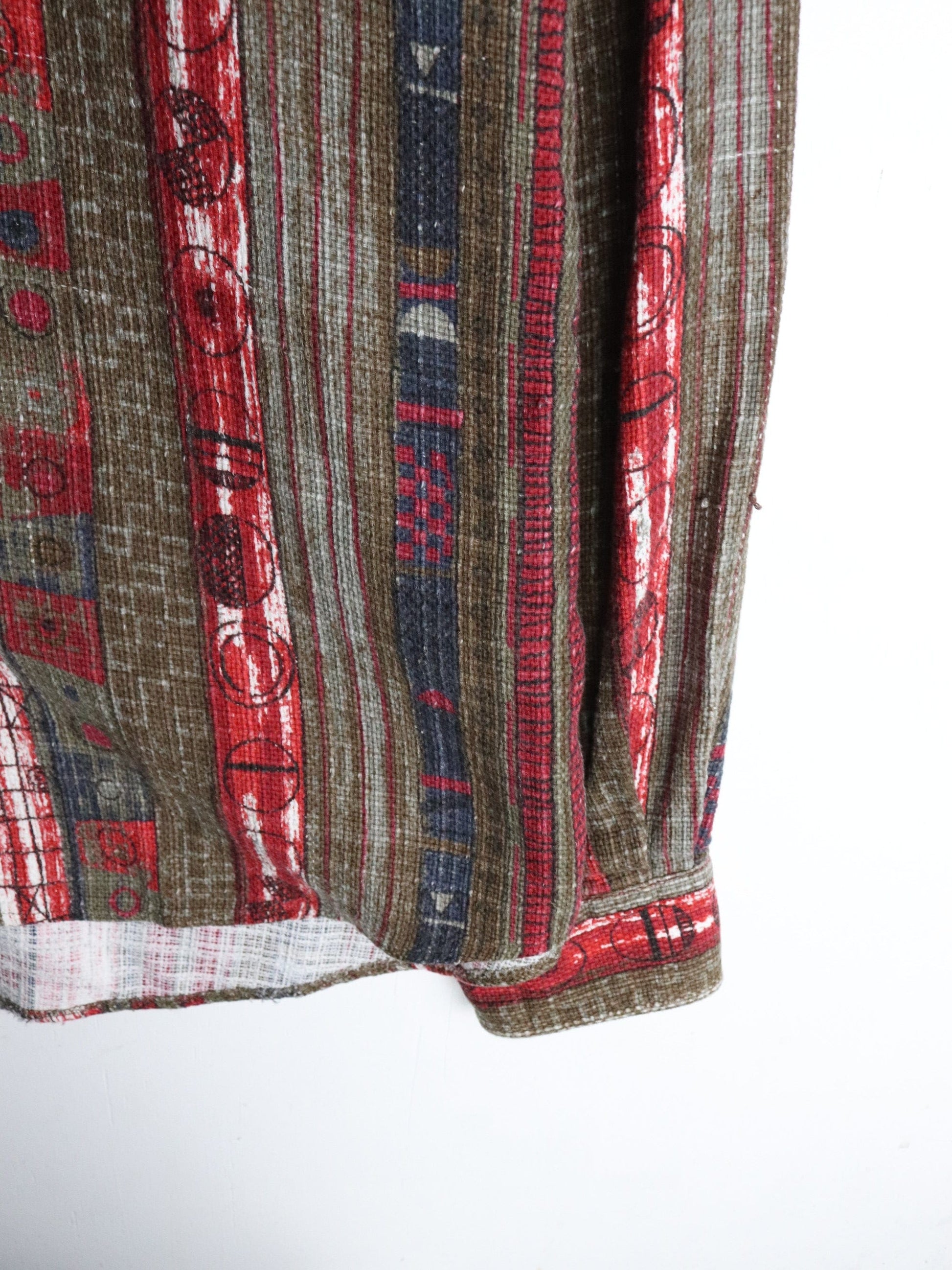 Claudio Campione Shirt Mens 2XL Red Button Up from propervintagecanada