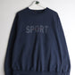 Club Monaco Sport Sweatshirt Mens Small Blue Lightweight