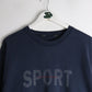 Club Monaco Sport Sweatshirt Mens Small Blue Lightweight