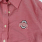 Collegiate Button Up Shirts Ohio State Buckeyes Shirt Mens Medium Red Antigua College Button Up