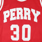 Collegiate Jersey Vintage Perry Basketball Jersey Mens XL Red School Athletic
