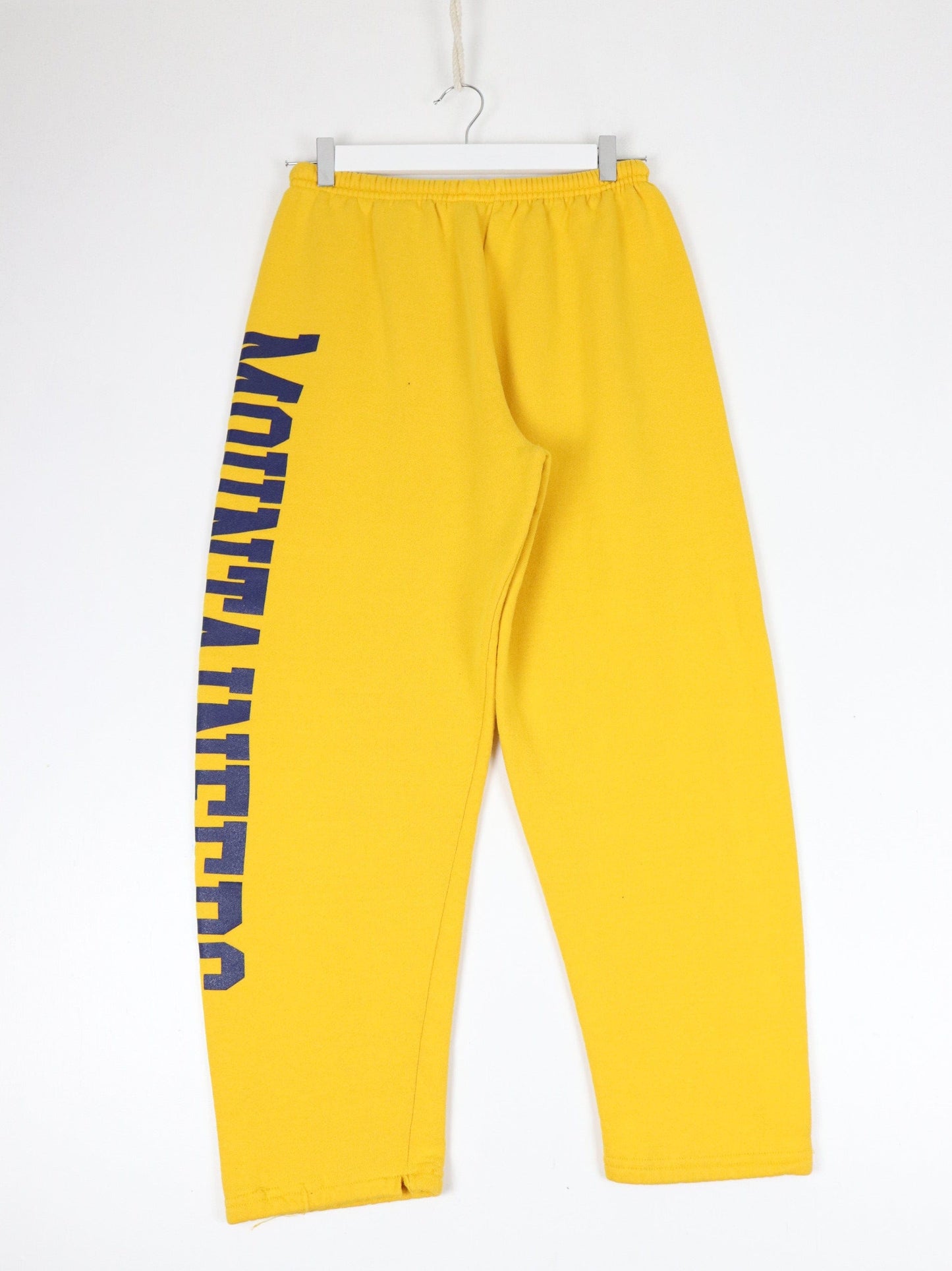 Collegiate Pants Vintage West Virginia Mountaineers Pants Mens Small Yellow College Sweat 24 x 26