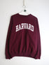 Collegiate Sweatshirts & Hoodies Harvard University Sweatshirt Mens Large Red