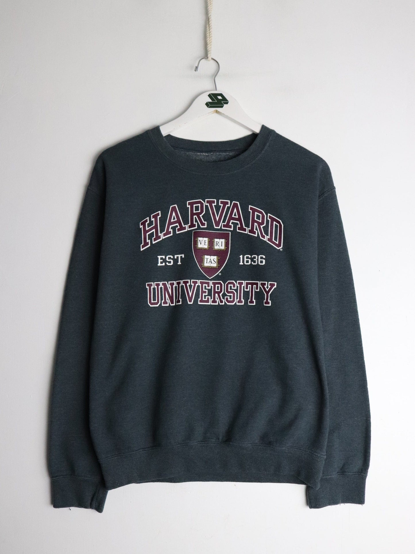 Collegiate Sweatshirts & Hoodies Harvard University Sweatshirt Mens Small Grey College