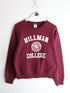 Collegiate Sweatshirts & Hoodies Hillman College Sweatshirt Mens Medium Red