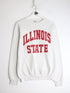 Collegiate Sweatshirts & Hoodies Illinois State Sweatshirt Mens Small White