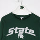 Collegiate Sweatshirts & Hoodies Michigan State Spartans Sweatshirt Mens Small Green College