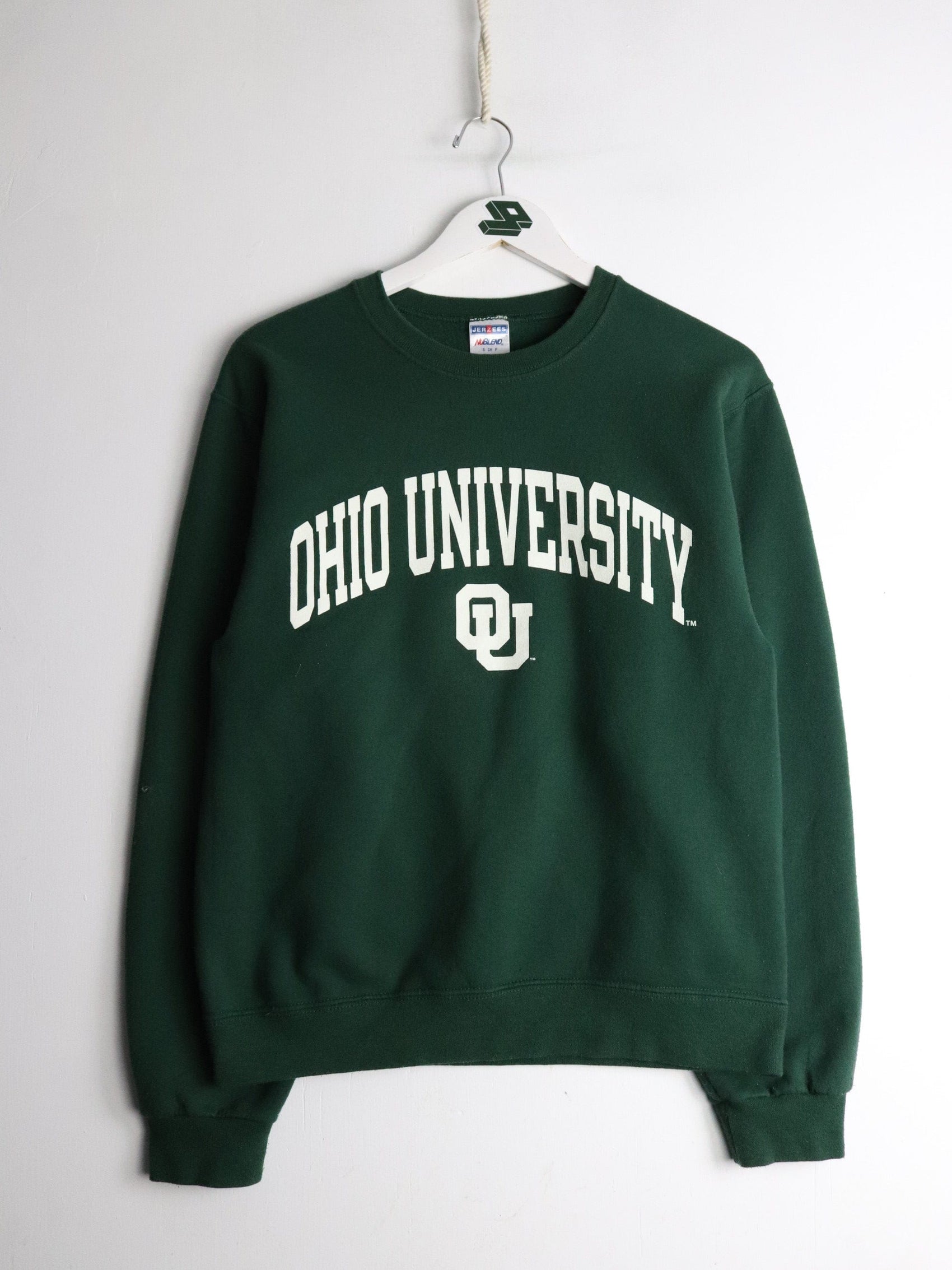 Collegiate Sweatshirts & Hoodies Ohio University Sweatshirt Mens Small Green College