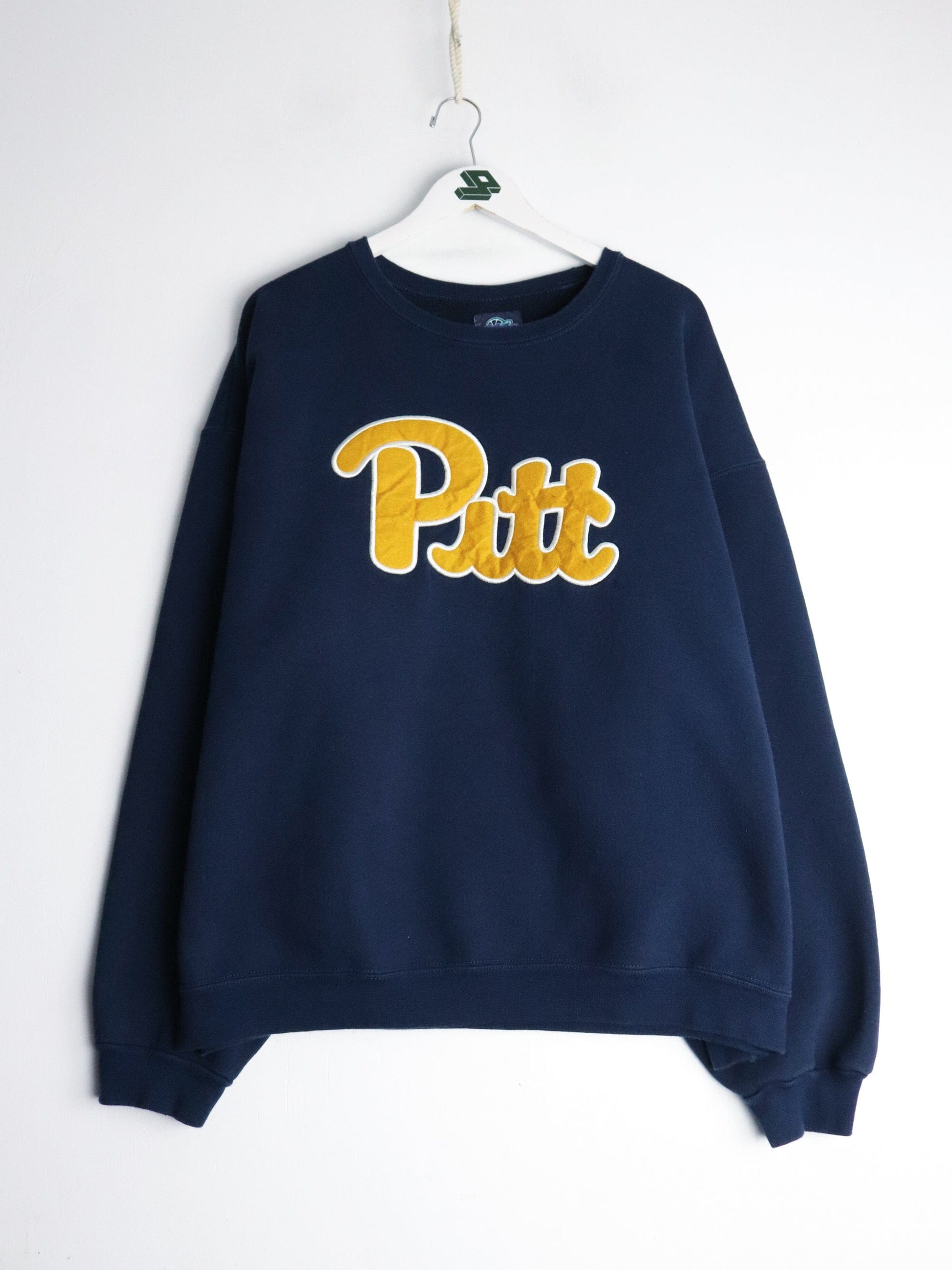 Collegiate Sweatshirts & Hoodies Pittsburgh Panthers Sweatshirt Mens 2XL Blue College