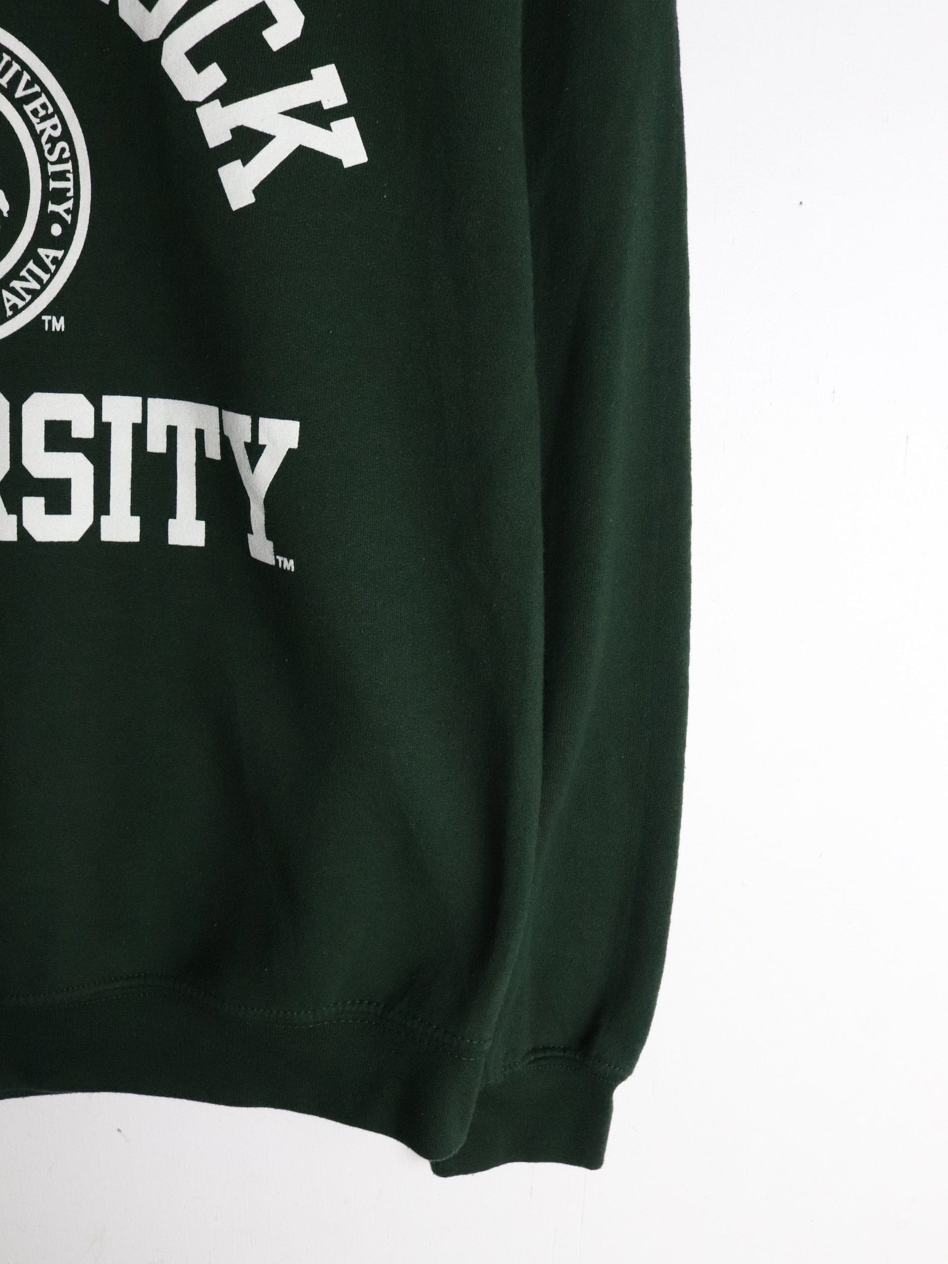 Collegiate Sweatshirts & Hoodies Slippery Rock University Sweatshirt Mens Small Green College