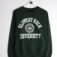 Collegiate Sweatshirts & Hoodies Slippery Rock University Sweatshirt Mens Small Green College