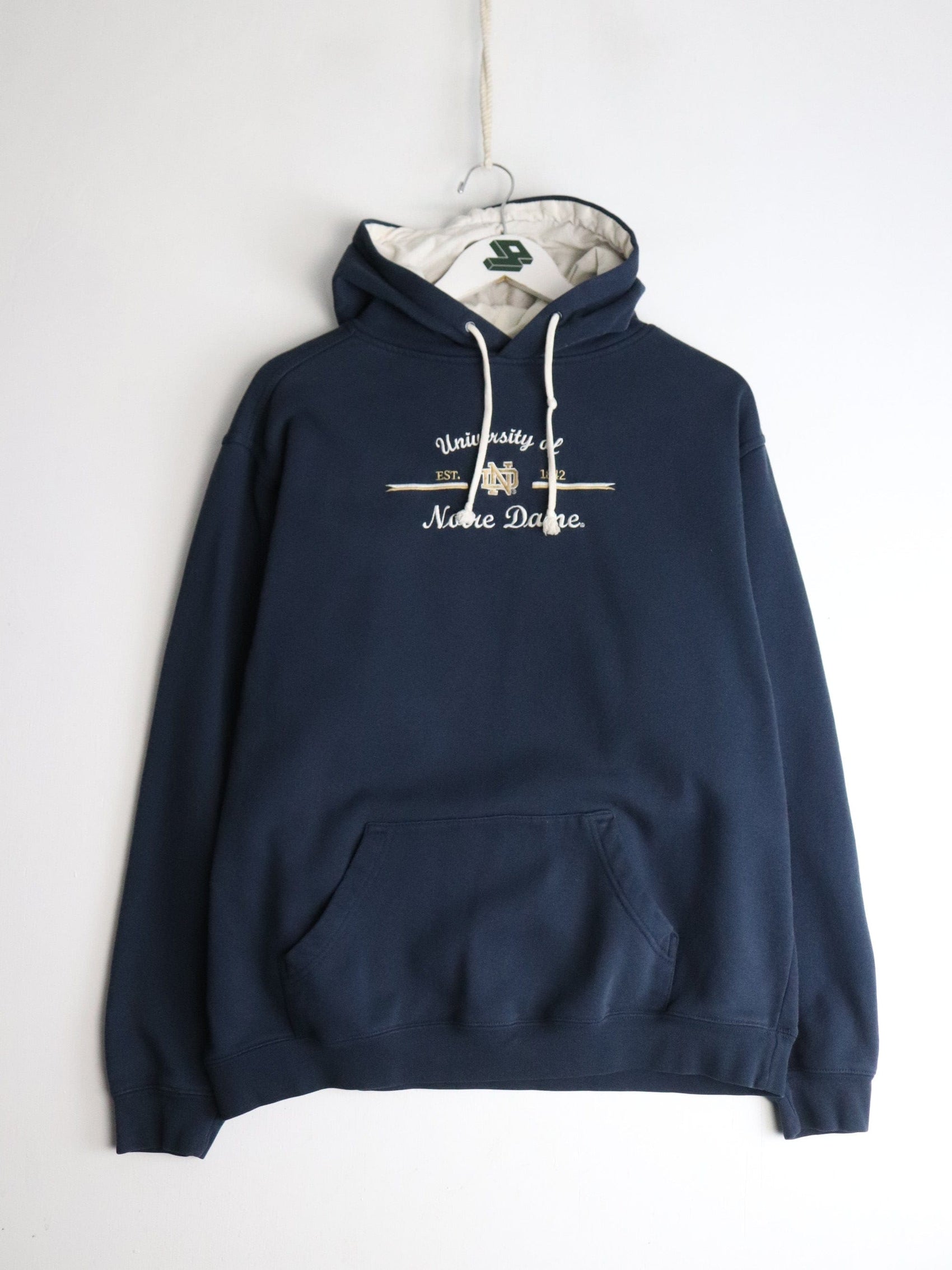 Collegiate Sweatshirts & Hoodies University of Notre Dame Sweatshirt Women's XL Blue Hoodie