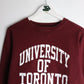 Collegiate Sweatshirts & Hoodies University of Toronto Sweatshirt Mens XS Red College