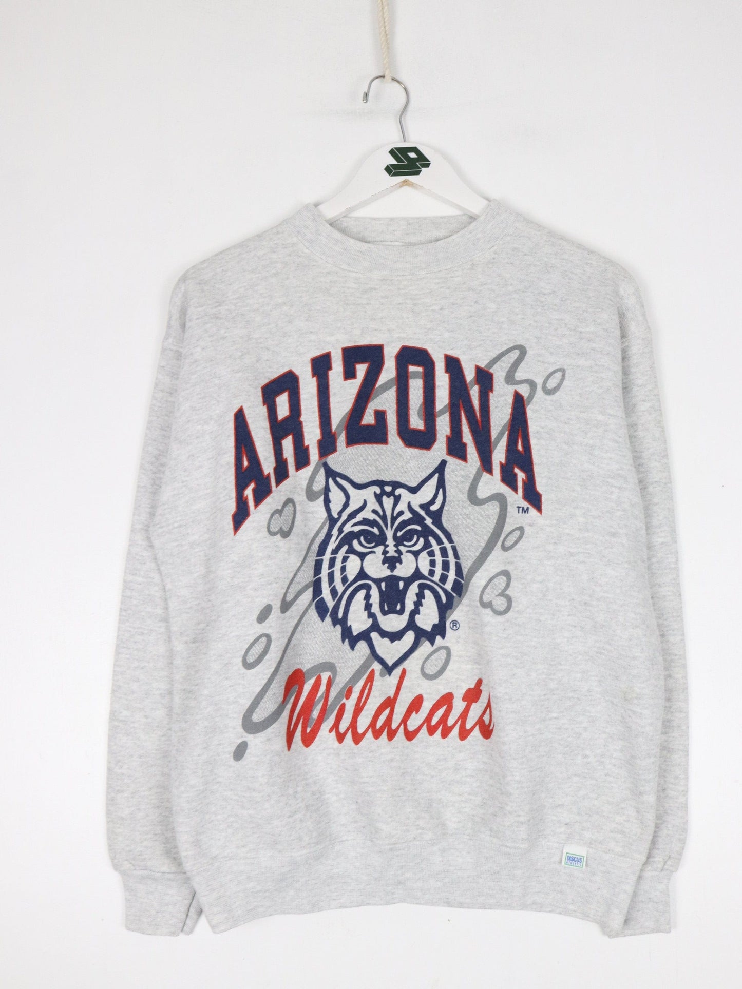 Collegiate Sweatshirts & Hoodies Vintage Arizona Wildcats Sweatshirt Fits Mens Small Grey College