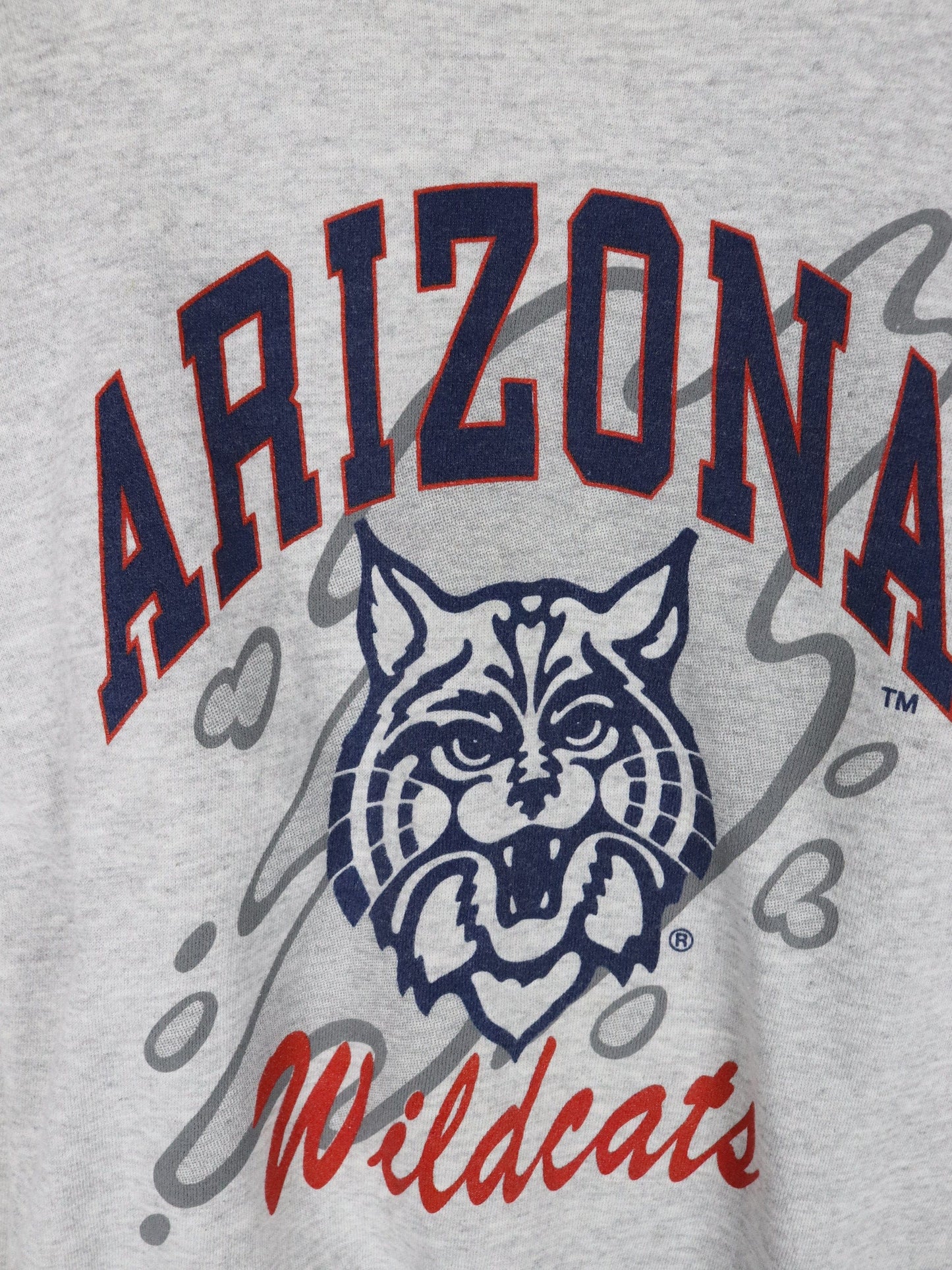 Collegiate Sweatshirts & Hoodies Vintage Arizona Wildcats Sweatshirt Fits Mens Small Grey College