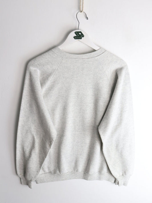 Collegiate Sweatshirts & Hoodies Vintage Derry Trojans Sweatshirt Mens Medium Grey