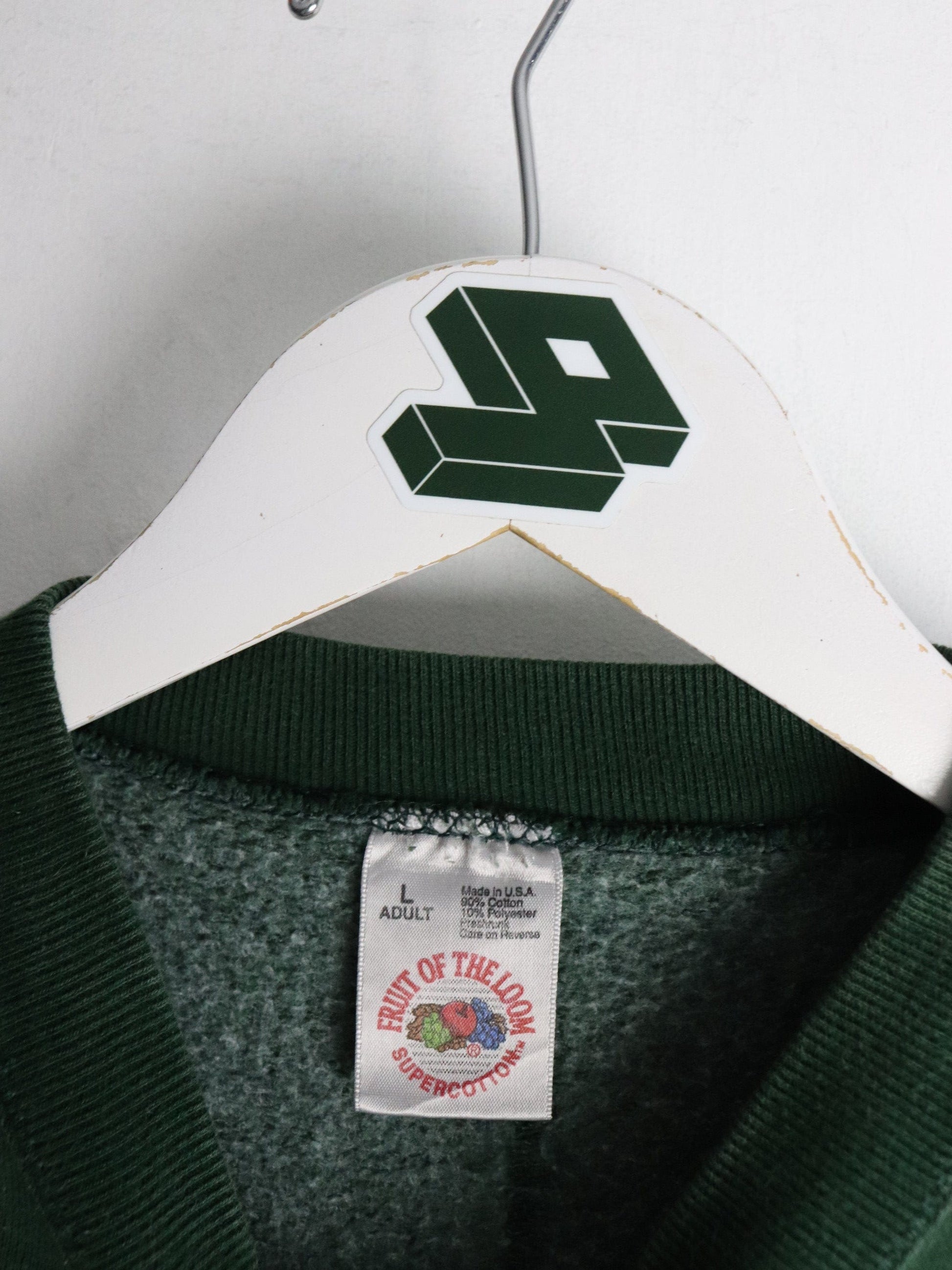 Collegiate Sweatshirts & Hoodies Vintage Michigan State Medicine Sweatshirt Mens Large Green