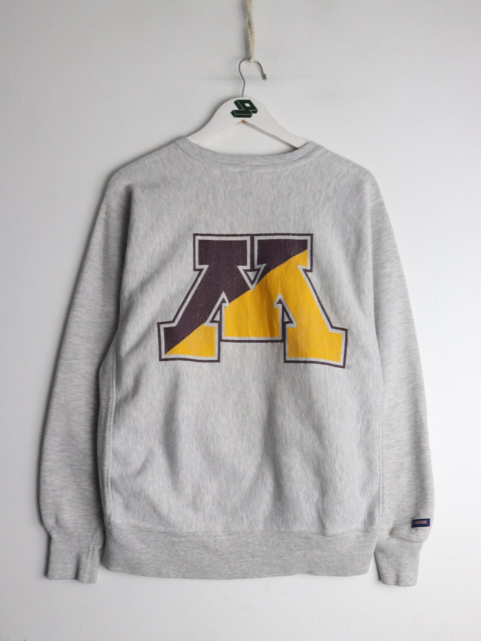 Collegiate Sweatshirts & Hoodies Vintage Minnesota Gophers Sweatshirt Fits Mens Medium Grey College