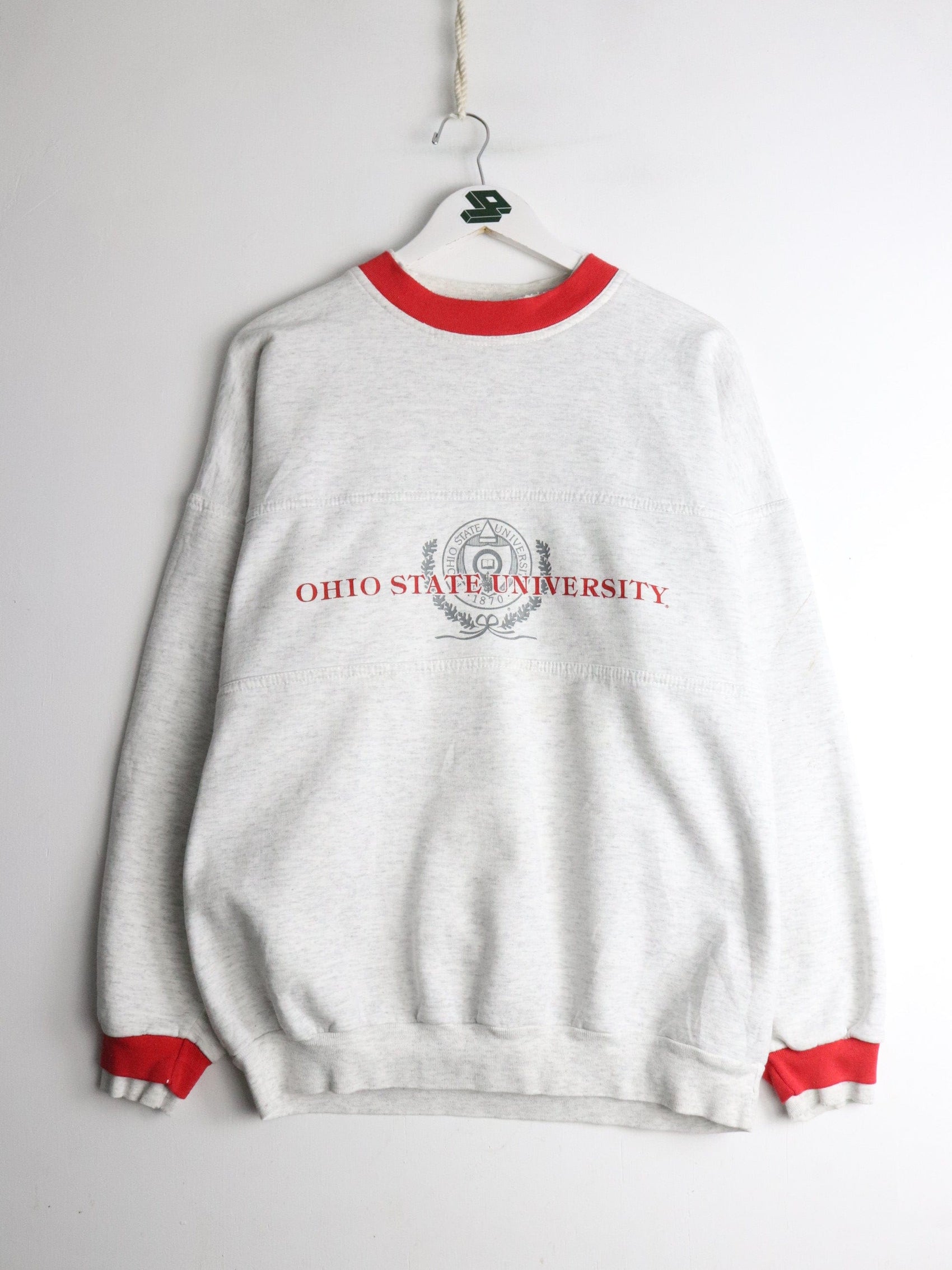 Collegiate Sweatshirts & Hoodies Vintage Ohio State Buckeyes Sweatshirt Mens XL Grey College