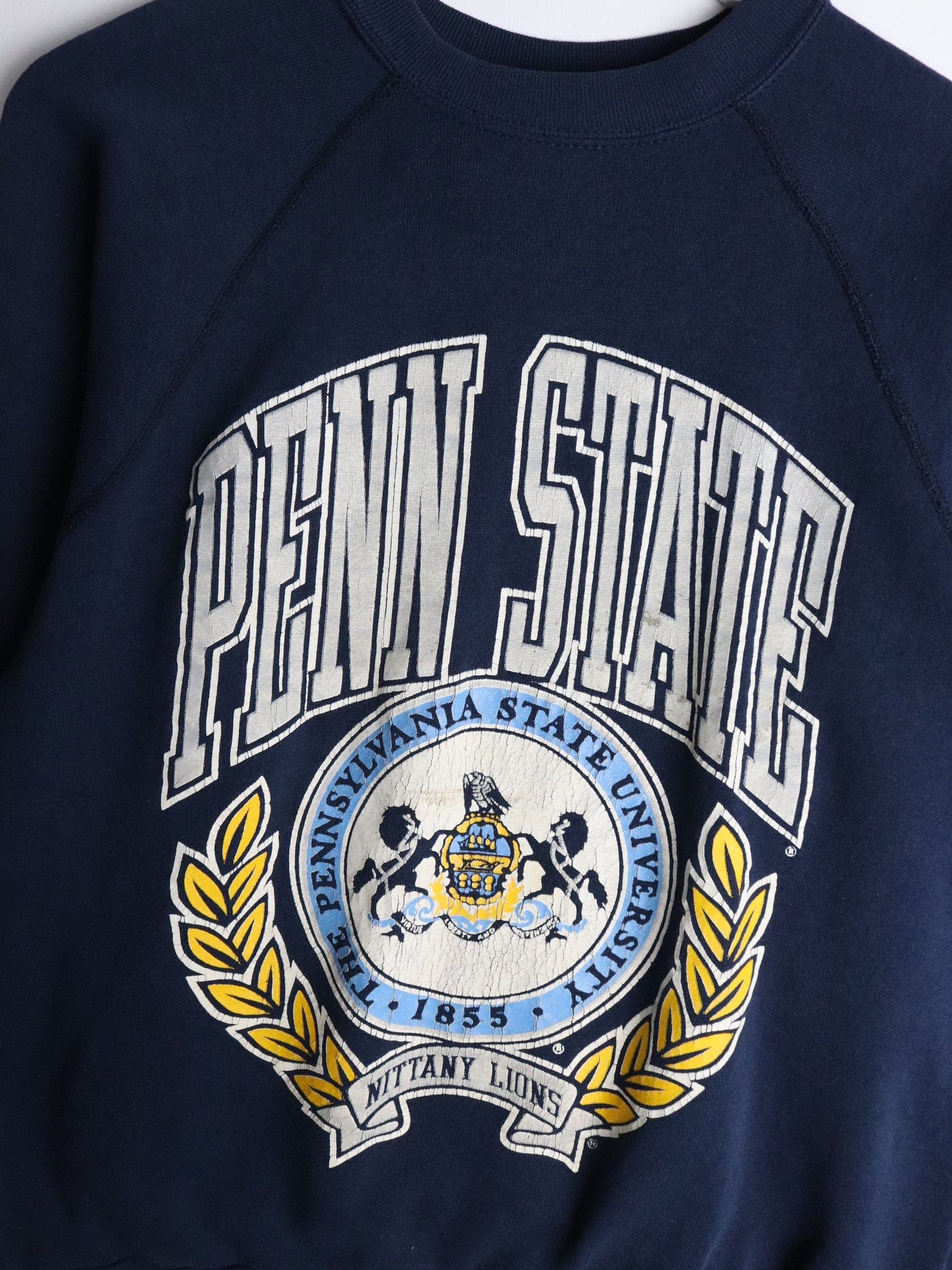 Collegiate Sweatshirts & Hoodies Vintage Penn State Nittany Lions Sweatshirt Fits Mens Small Blue College