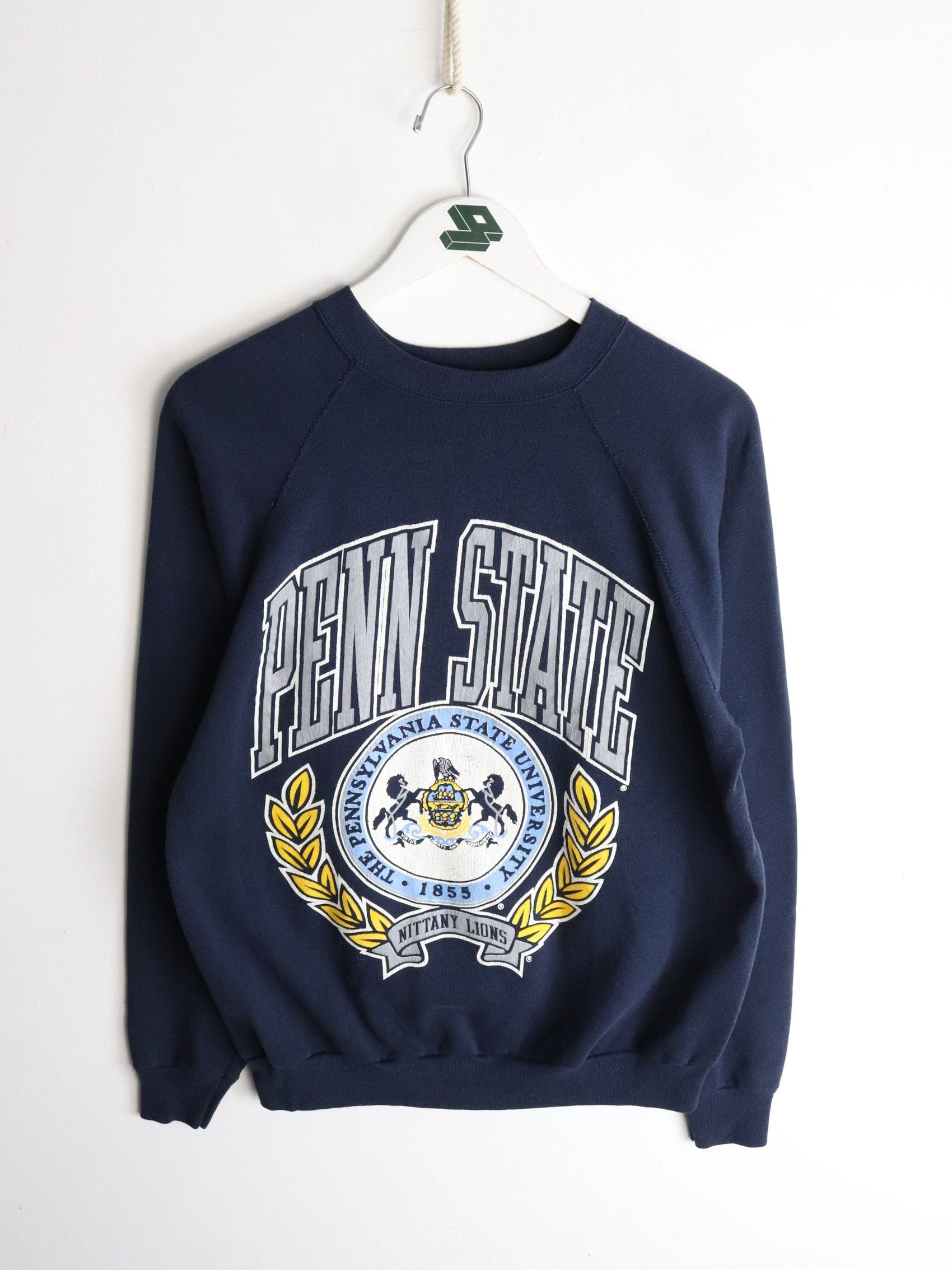 Collegiate Sweatshirts & Hoodies Vintage Penn State Nittany Lions Sweatshirt Mens Medium Blue