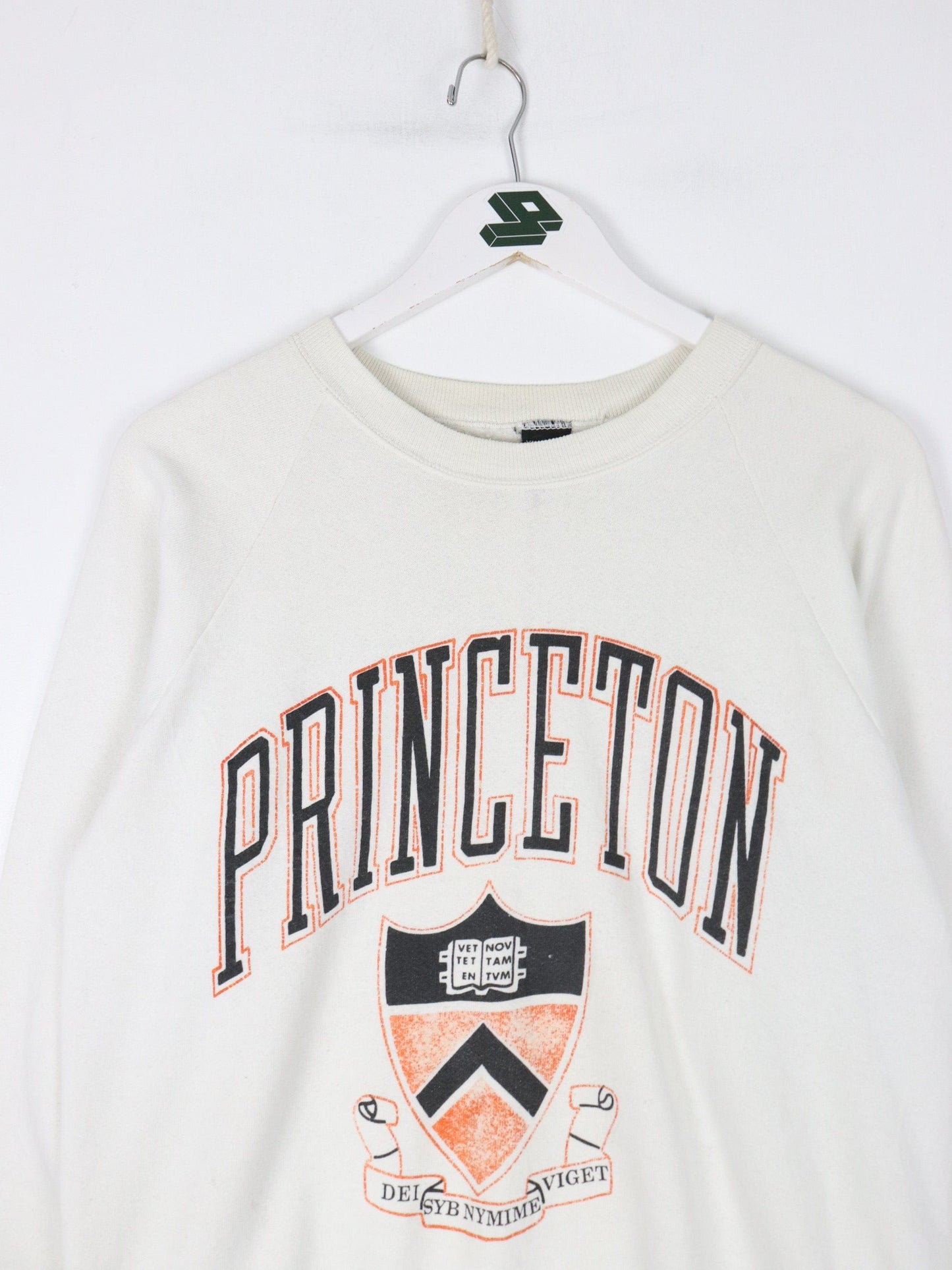 Collegiate Sweatshirts & Hoodies Vintage Princeton University Sweatshirt Fits Mens Medium White 90s College