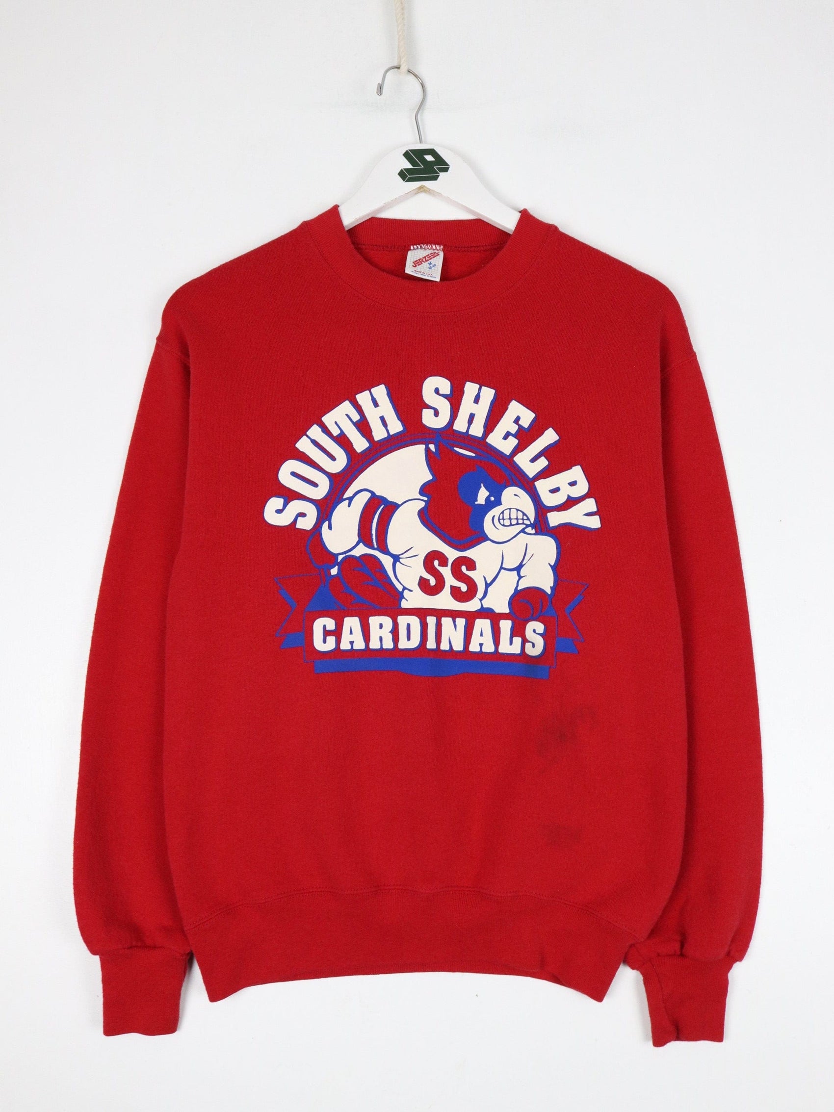 Collegiate Sweatshirts & Hoodies Vintage South Shelby Cardinals Sweatshirt Fits Mens XS/S Red 90s