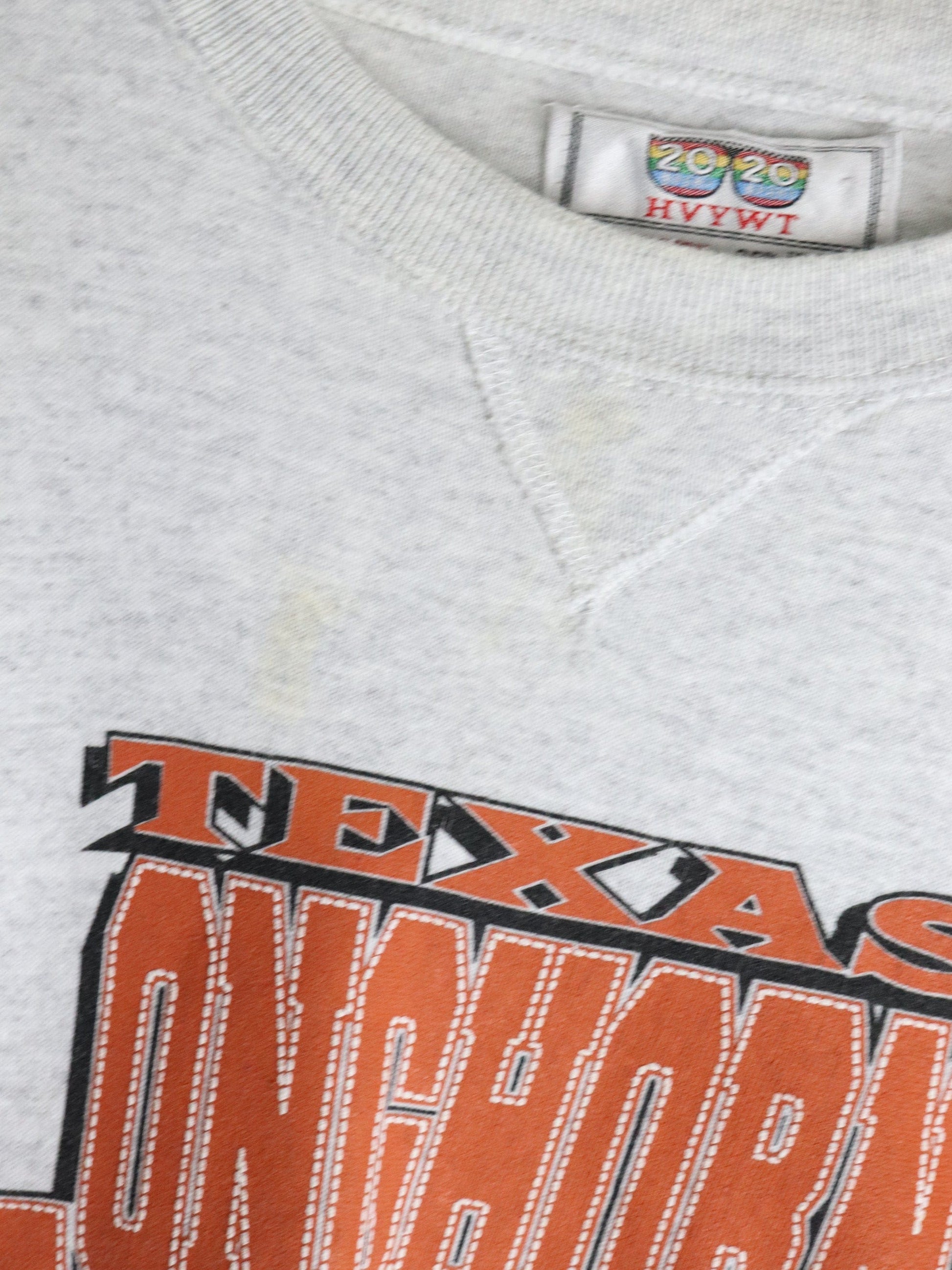 Collegiate Sweatshirts & Hoodies Vintage Texas Longhorns Sweatshirt Mens XL Grey